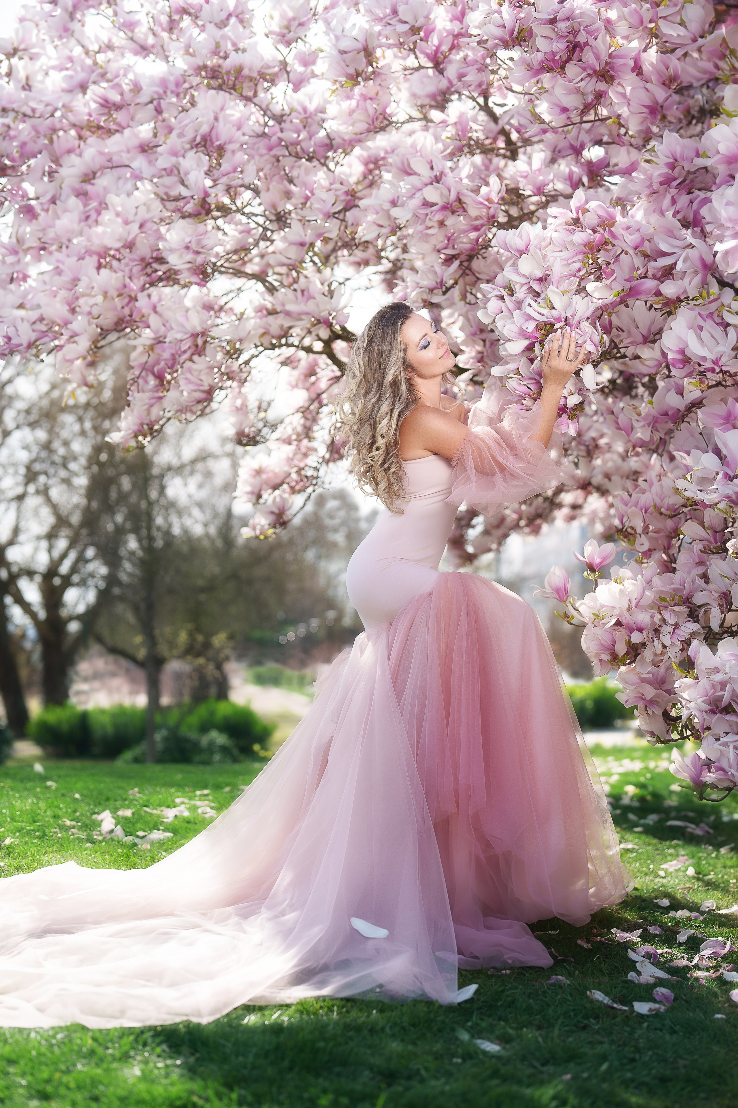 Magnolien. Familien, Lifestyle und Portrait Fotografin in Trier, Luxembourg