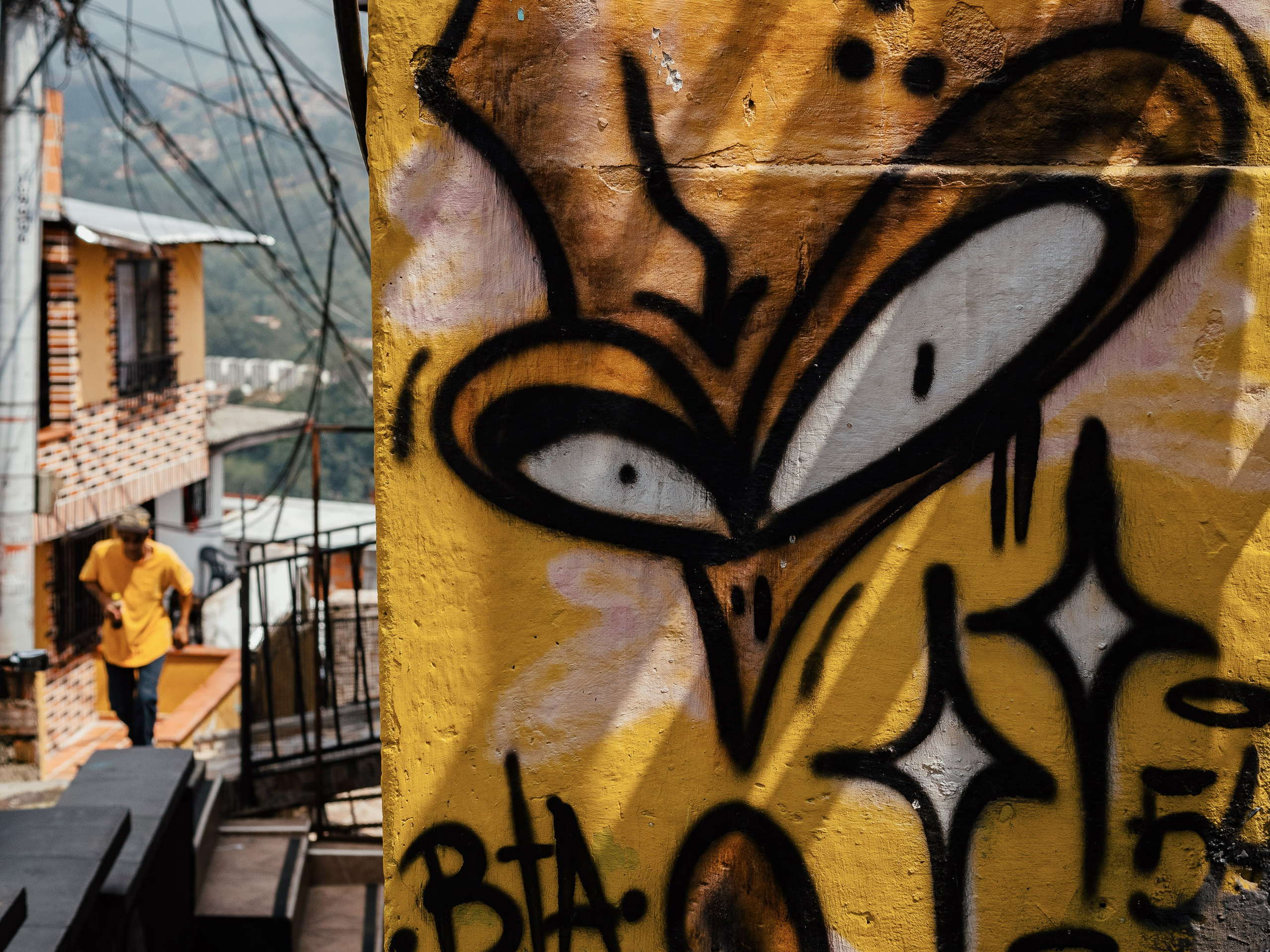 Comuna 13, Medellín, Colombia. Federico Borobio, street and documentary photography.