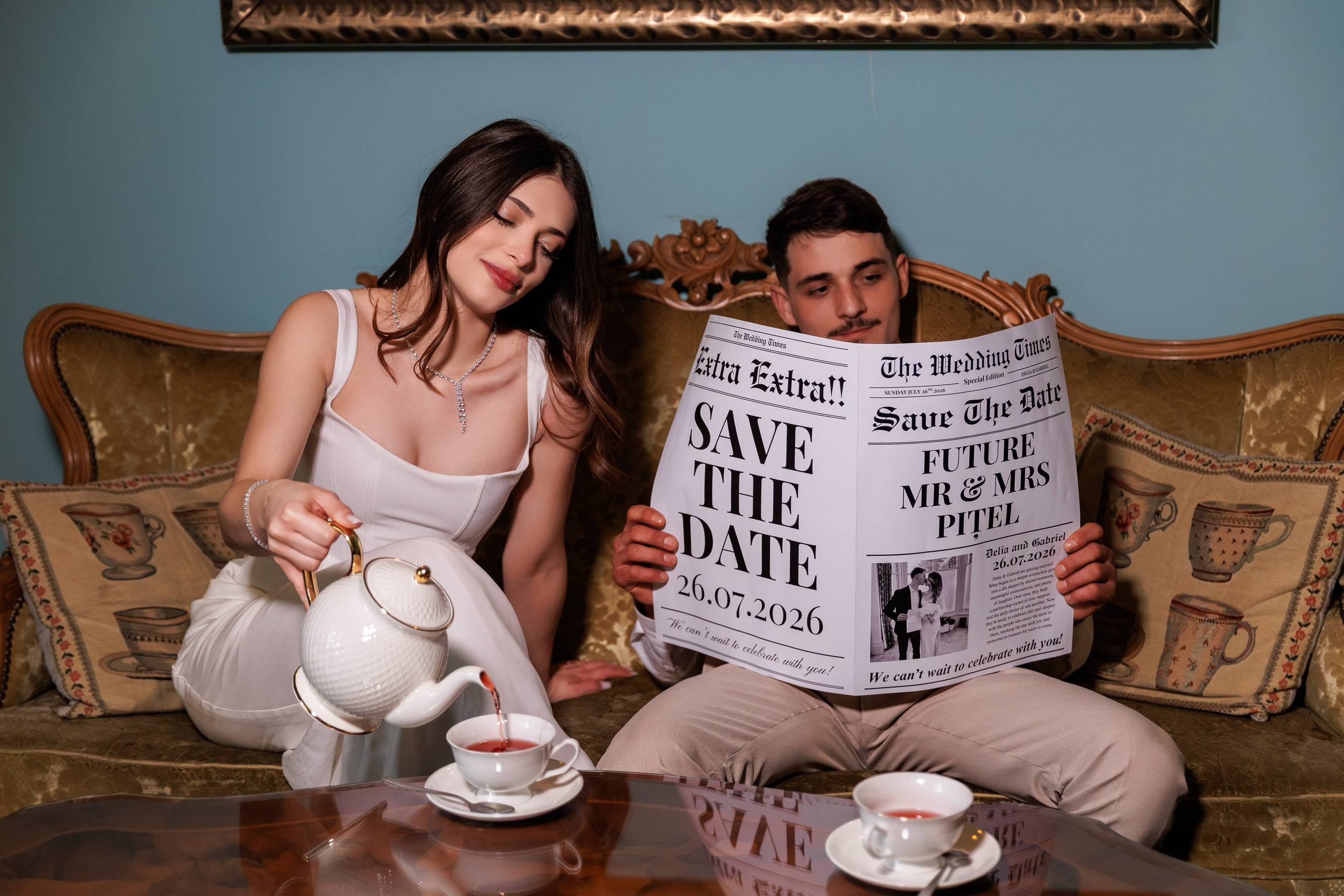 Delia & Gabriel - Save The Date București - Ceainăria Infinitea. Fotograf Profesionist Pitesti-Bucuresti| Mircea Seinea