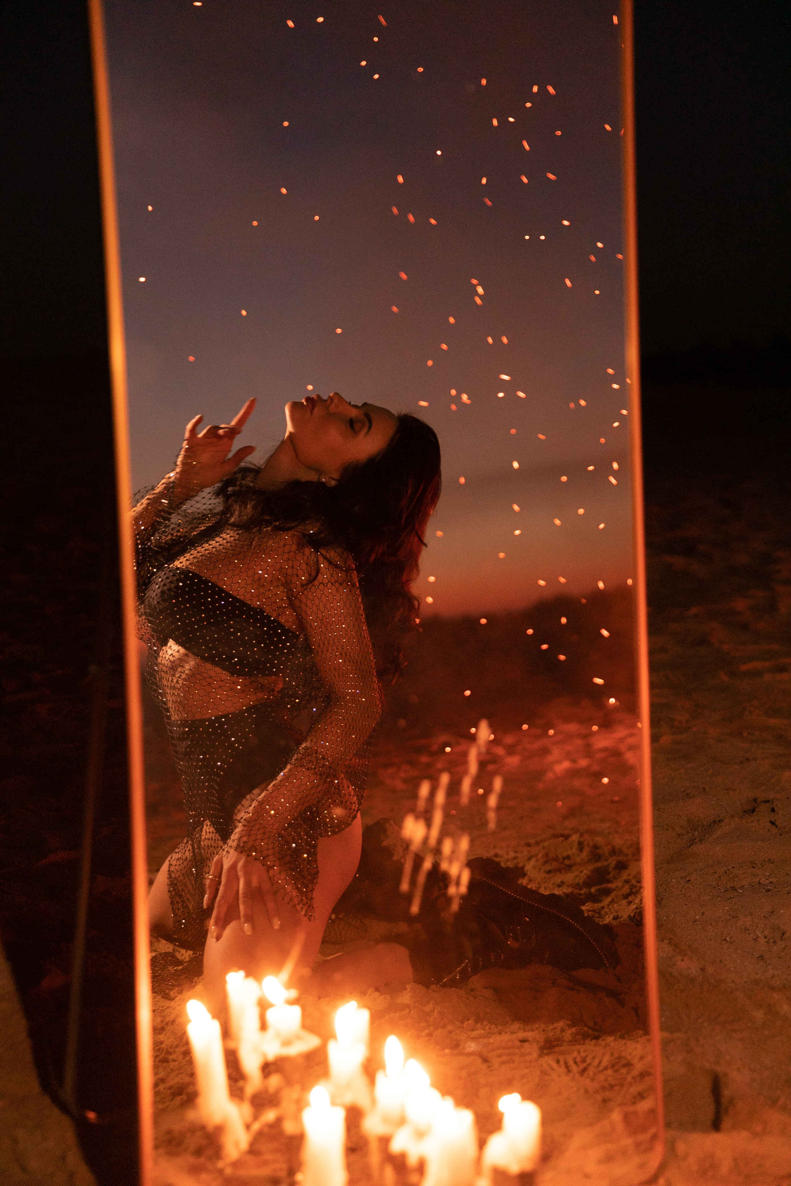 Огненная. Фотограф Вероника Яцына в Ташкенте