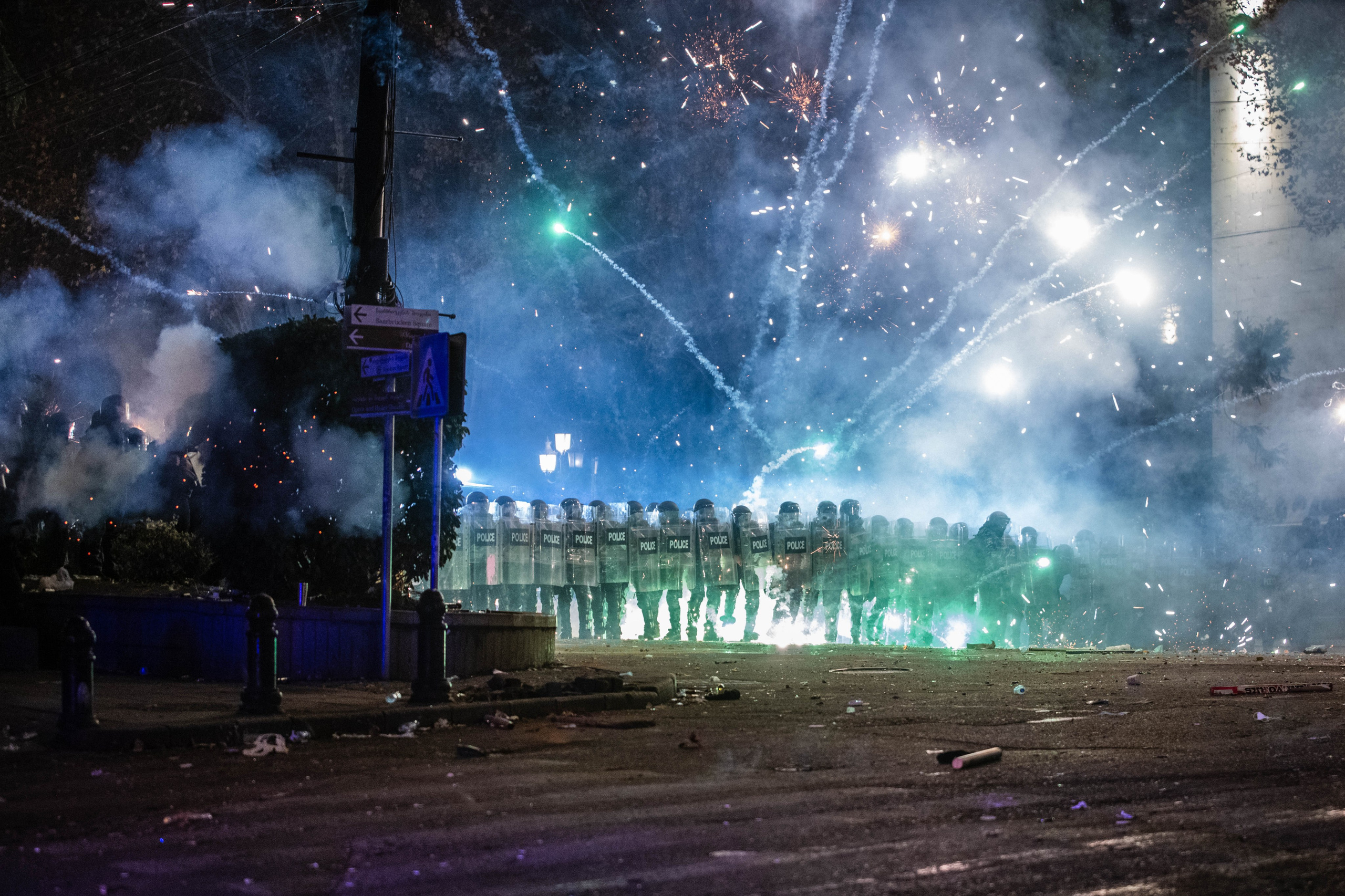 Photojournalism. Photographer in Tbilisi