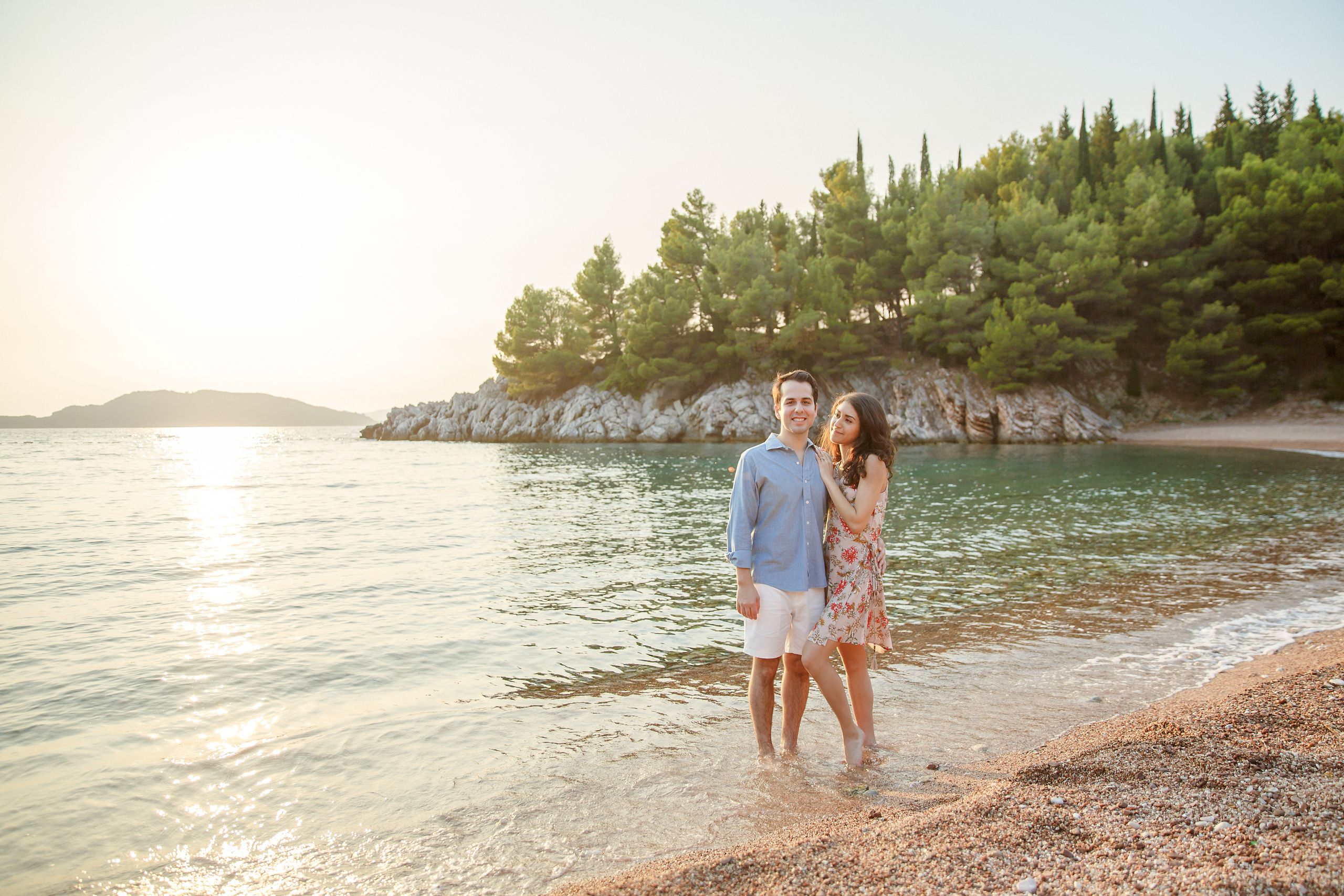 Фотосессия в Аман Резорт Свети-Стефан в Черногории