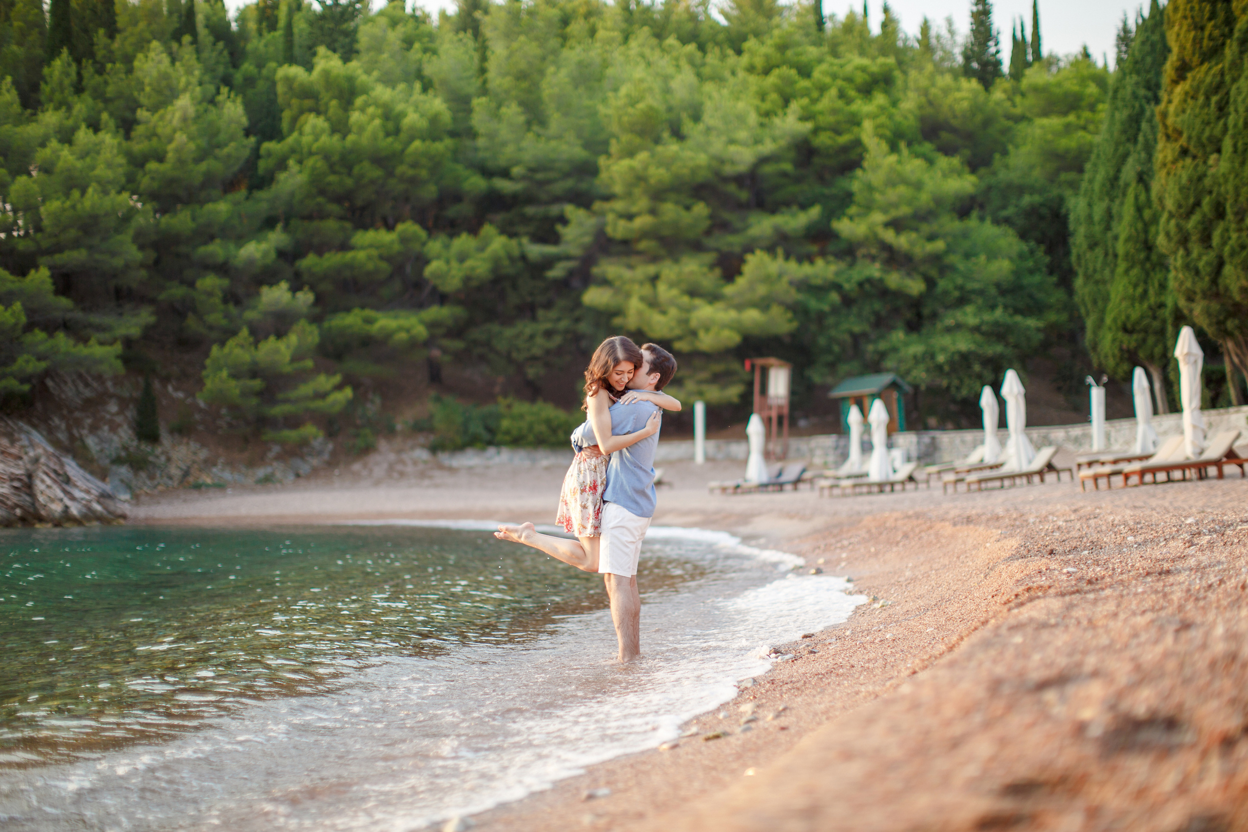 Фотосессия в Аман Резорт Свети-Стефан в Черногории