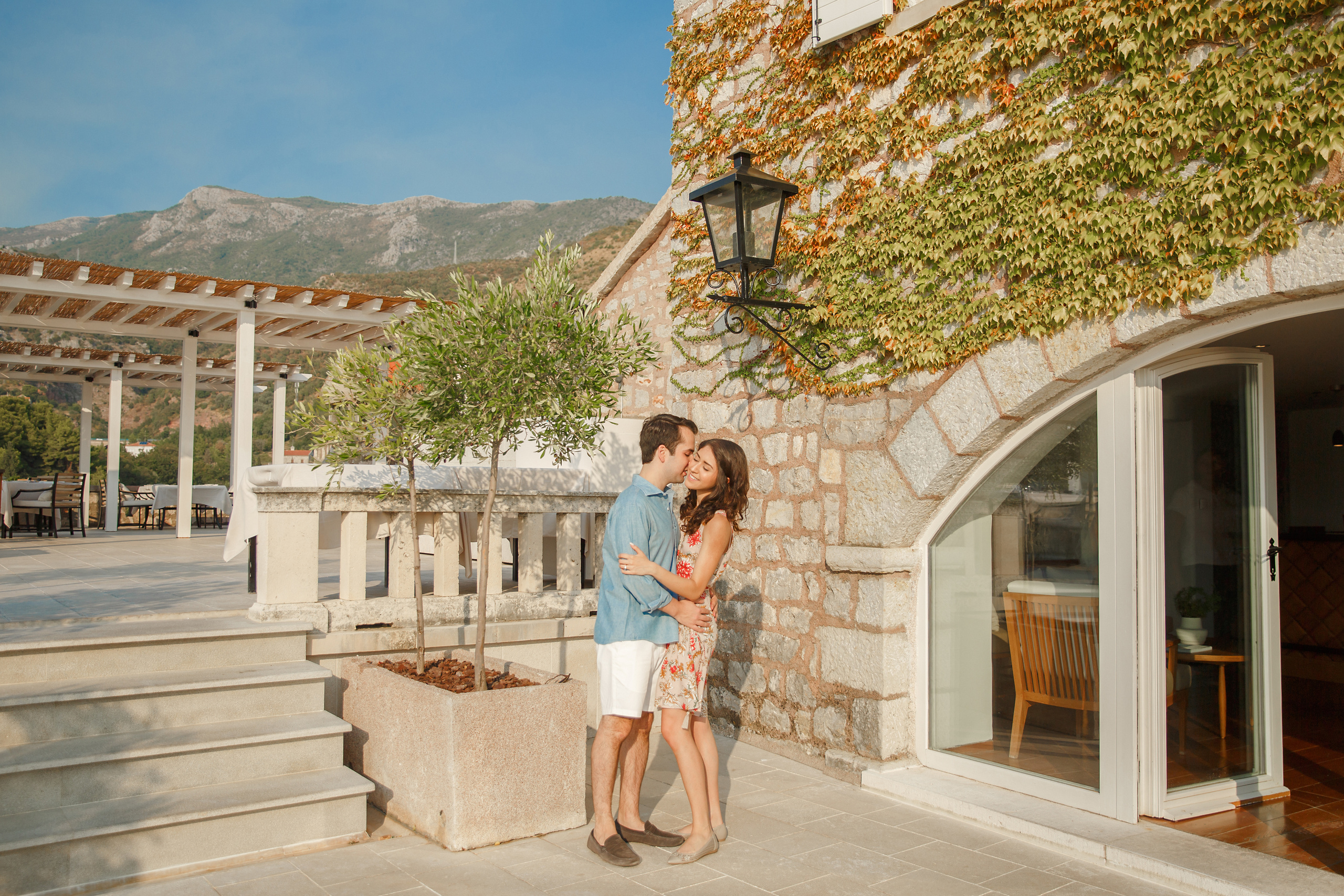 Фотосессия в Аман Резорт Свети-Стефан в Черногории