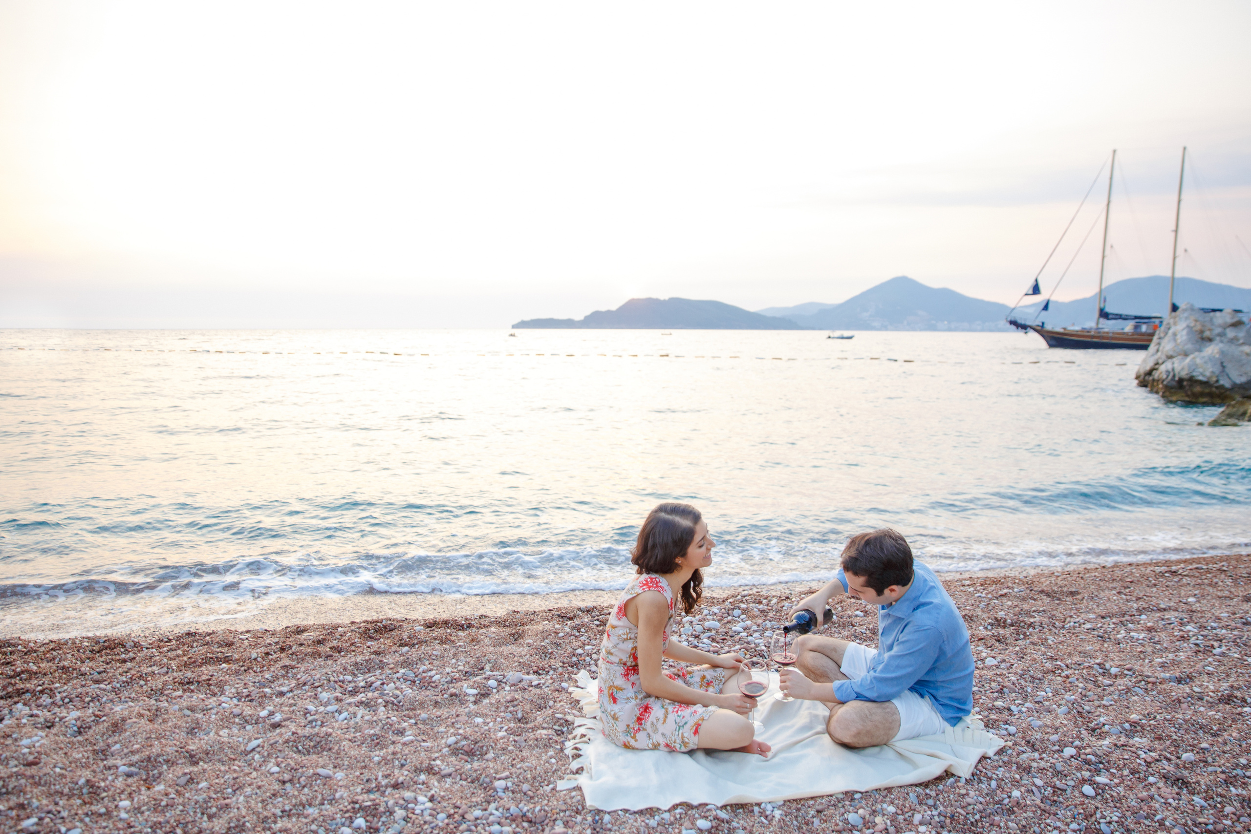 Фотосессия в Аман Резорт Свети-Стефан в Черногории