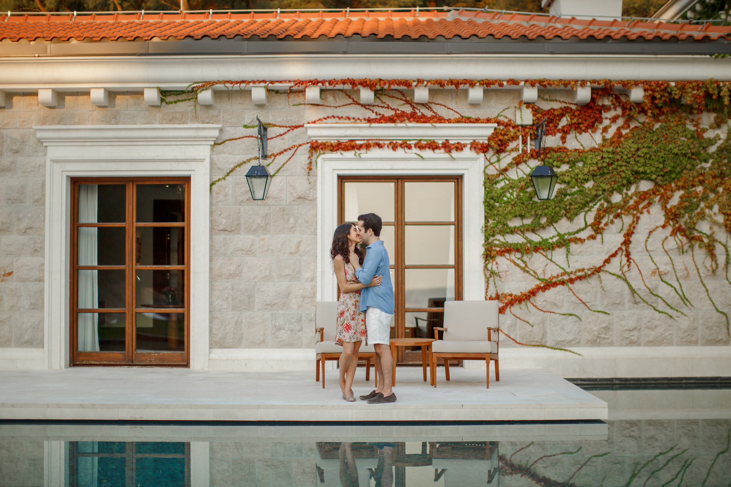 Фотосессия в Аман Резорт Свети-Стефан в Черногории