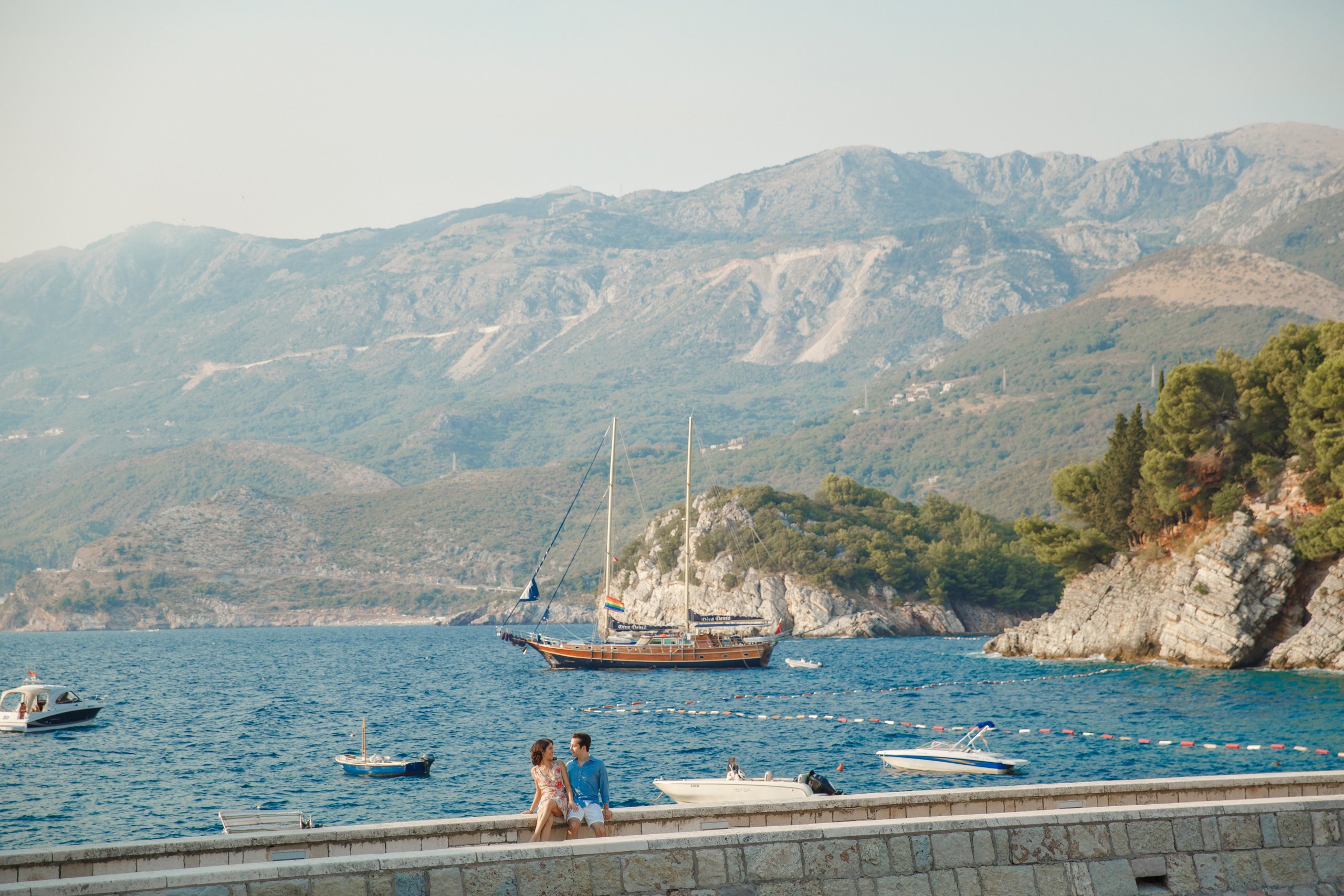 Фотосессия в Аман Резорт Свети-Стефан в Черногории