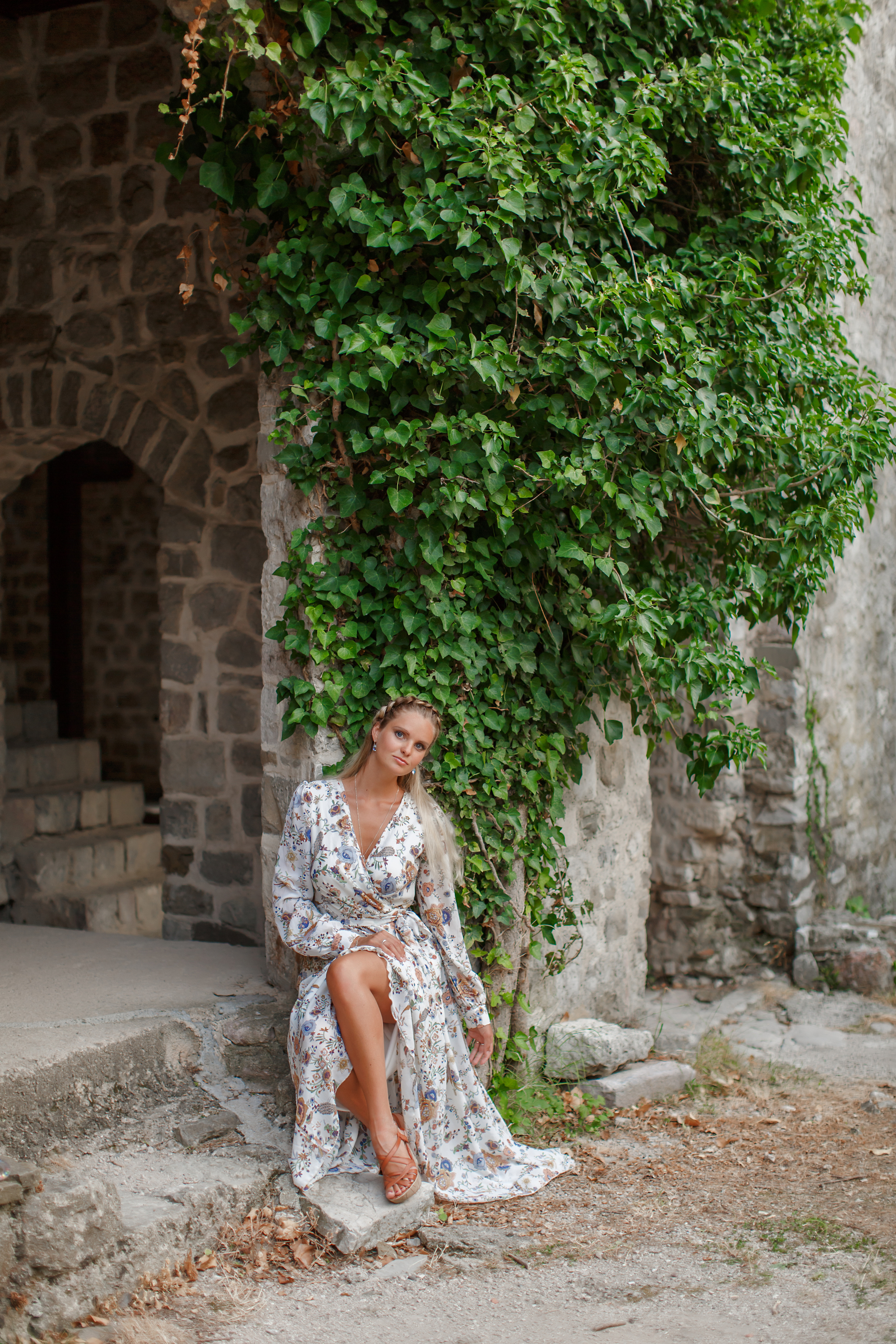 Семейная фотосессия в Черногории в старом городе Будвы