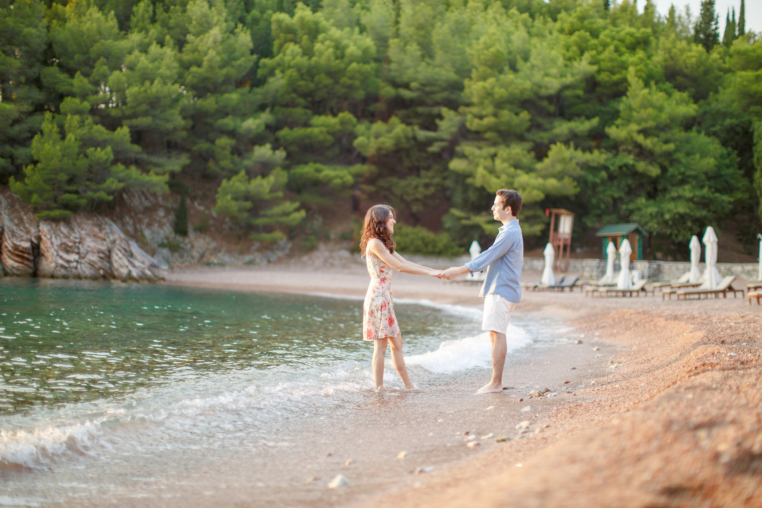Фотосессия в Аман Резорт Свети-Стефан в Черногории