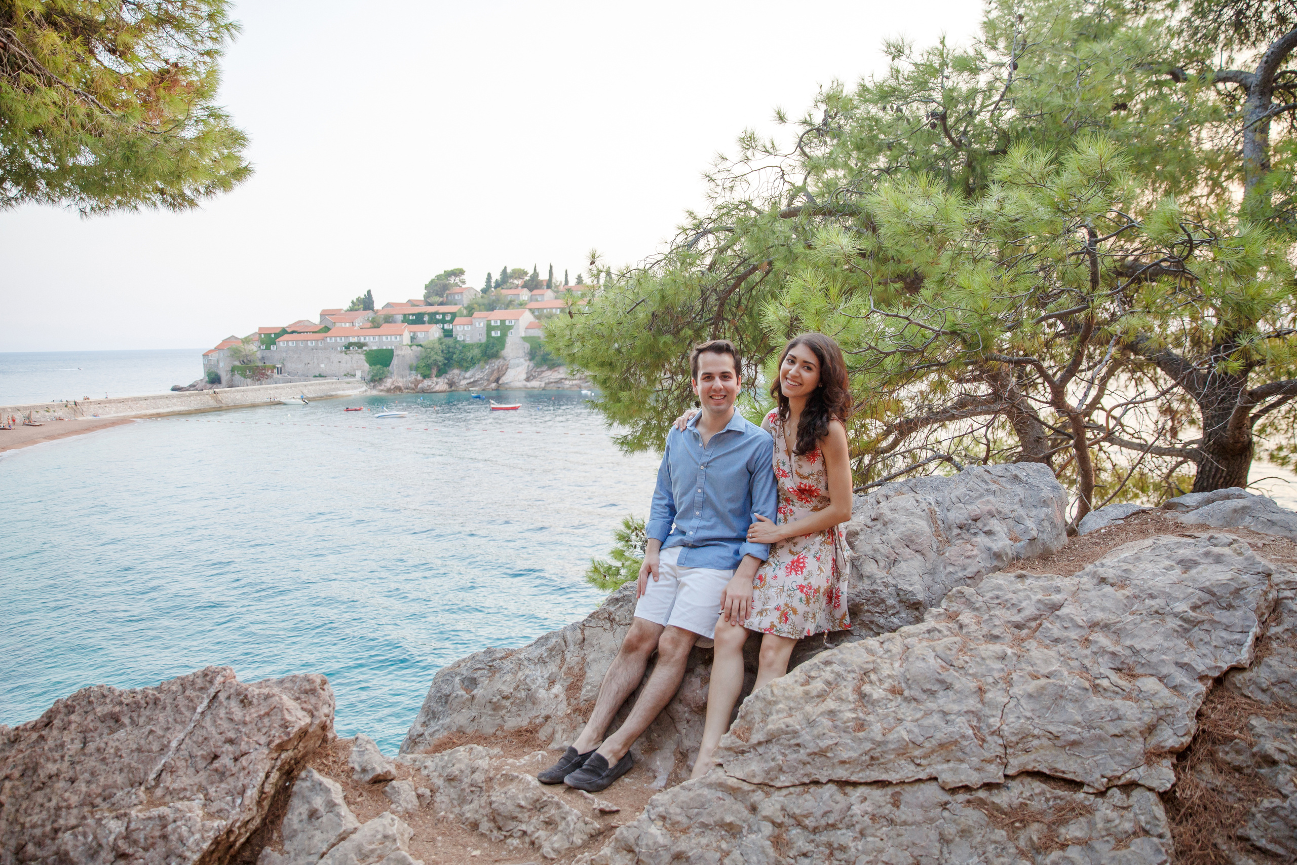 Фотосессия в Аман Резорт Свети-Стефан в Черногории