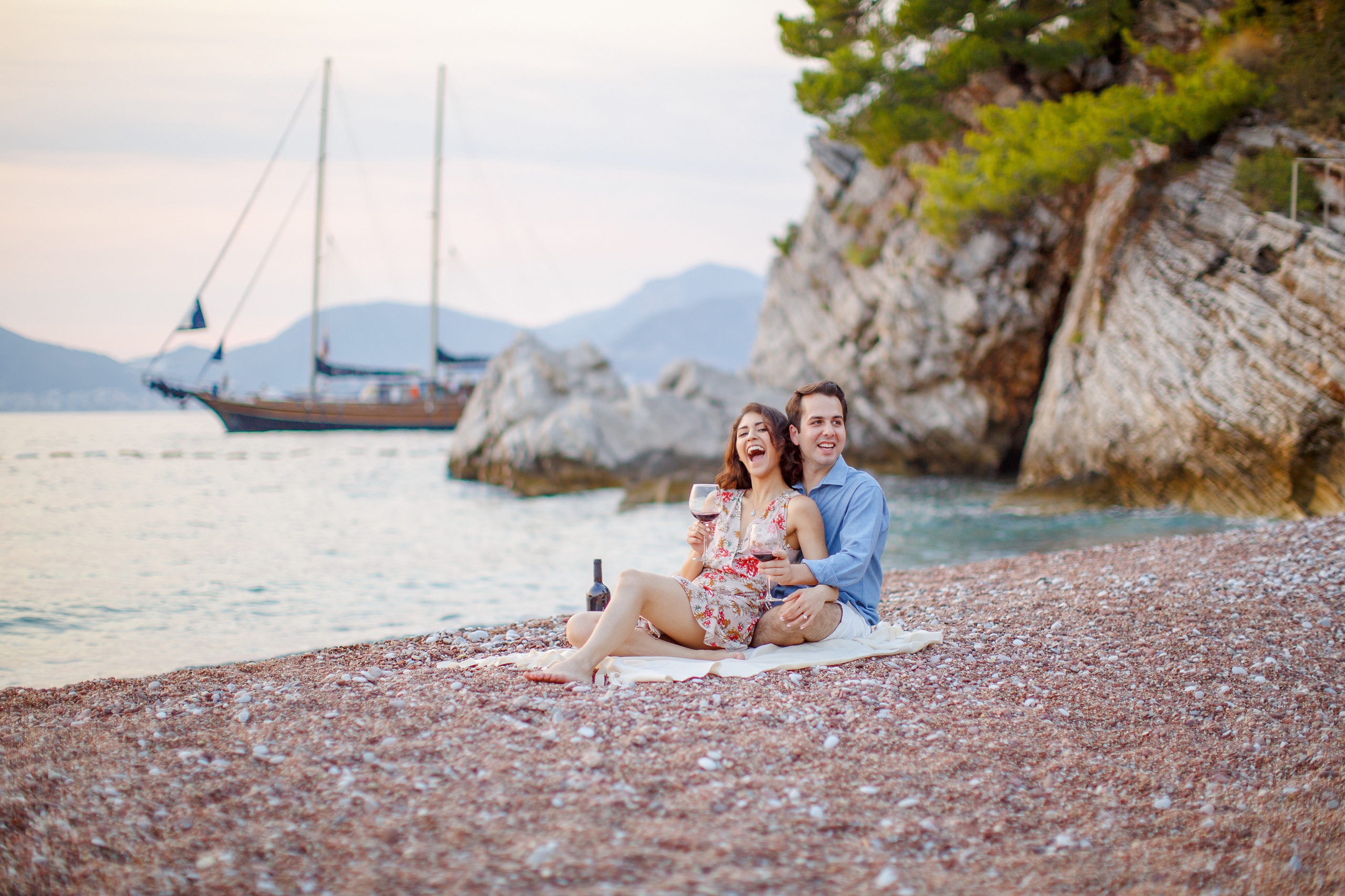 Фотосессия в Аман Резорт Свети-Стефан в Черногории