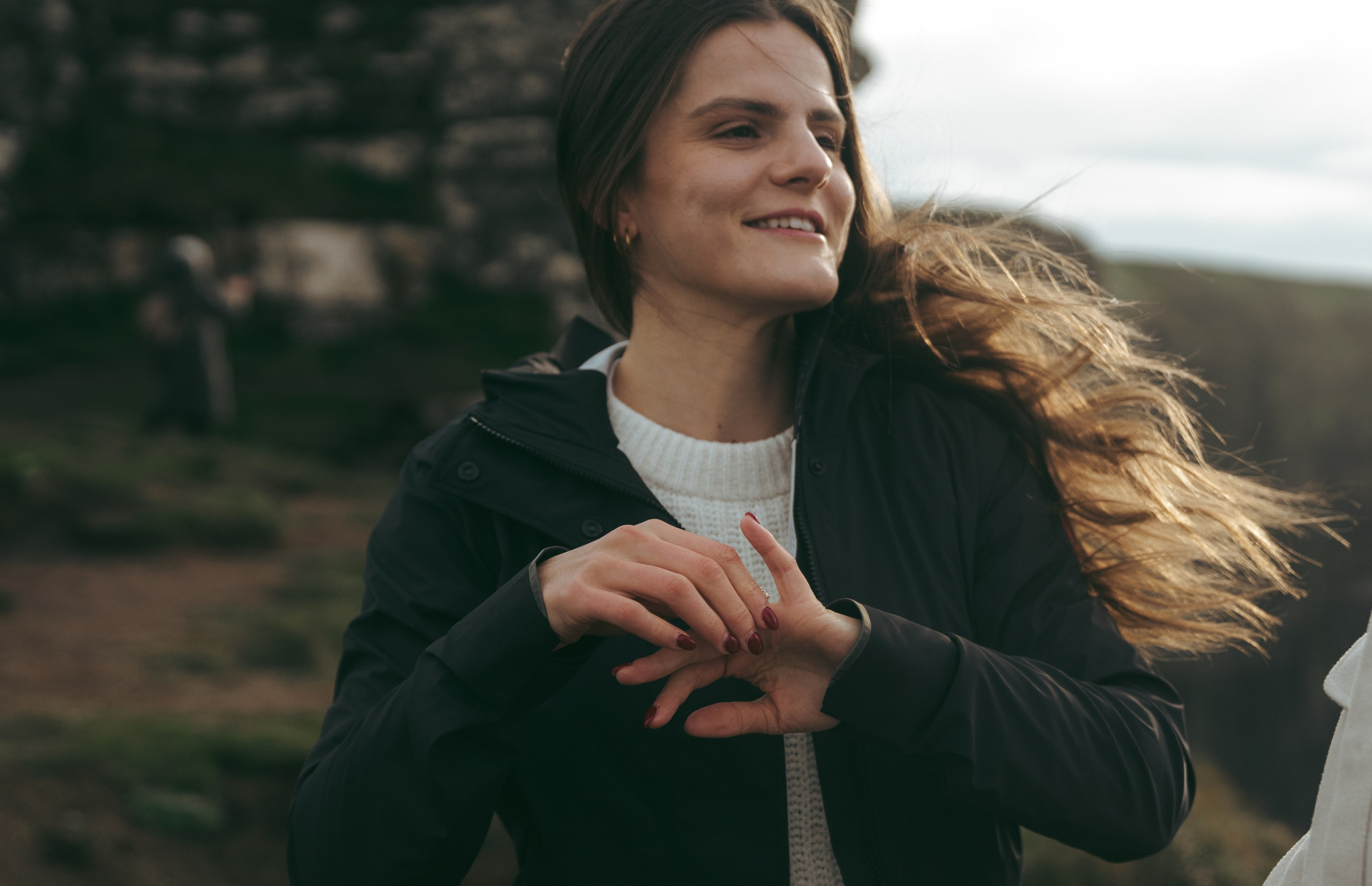 Proposal at Cliffs Moher. Wedding and family photographer Ireland