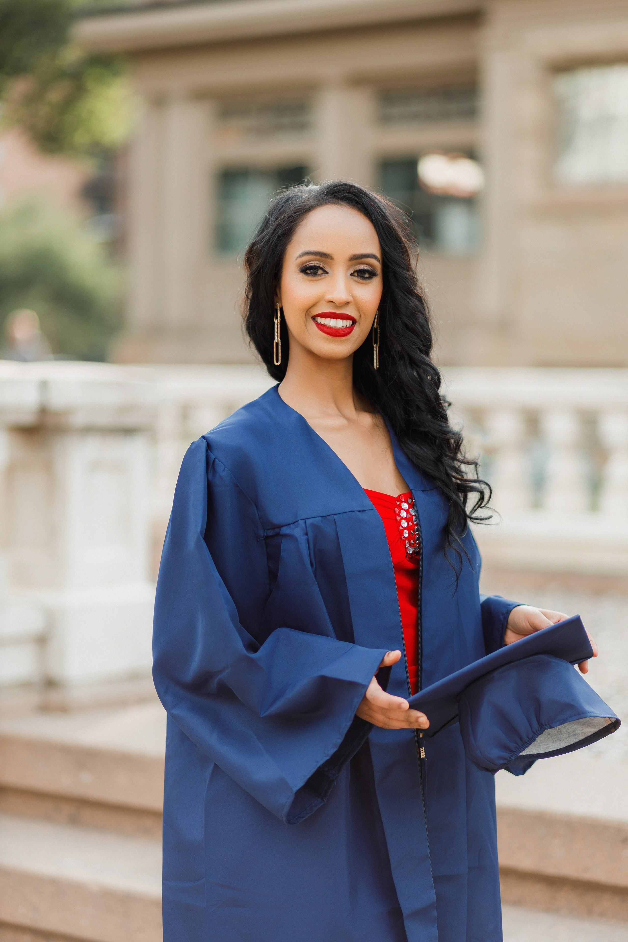 Graduation photos. Home