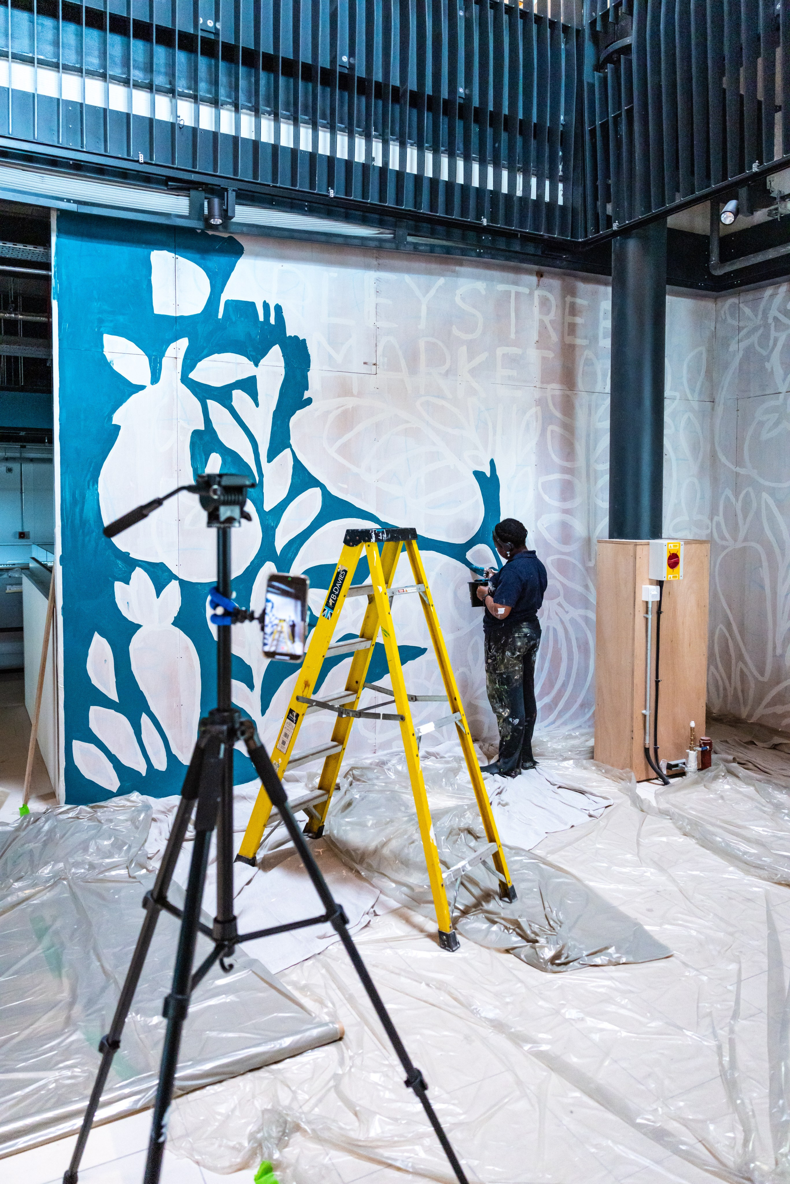 Darley Street Market Mural. Professional Portrait & Event Photographer in West Yorkshire, travels across UK