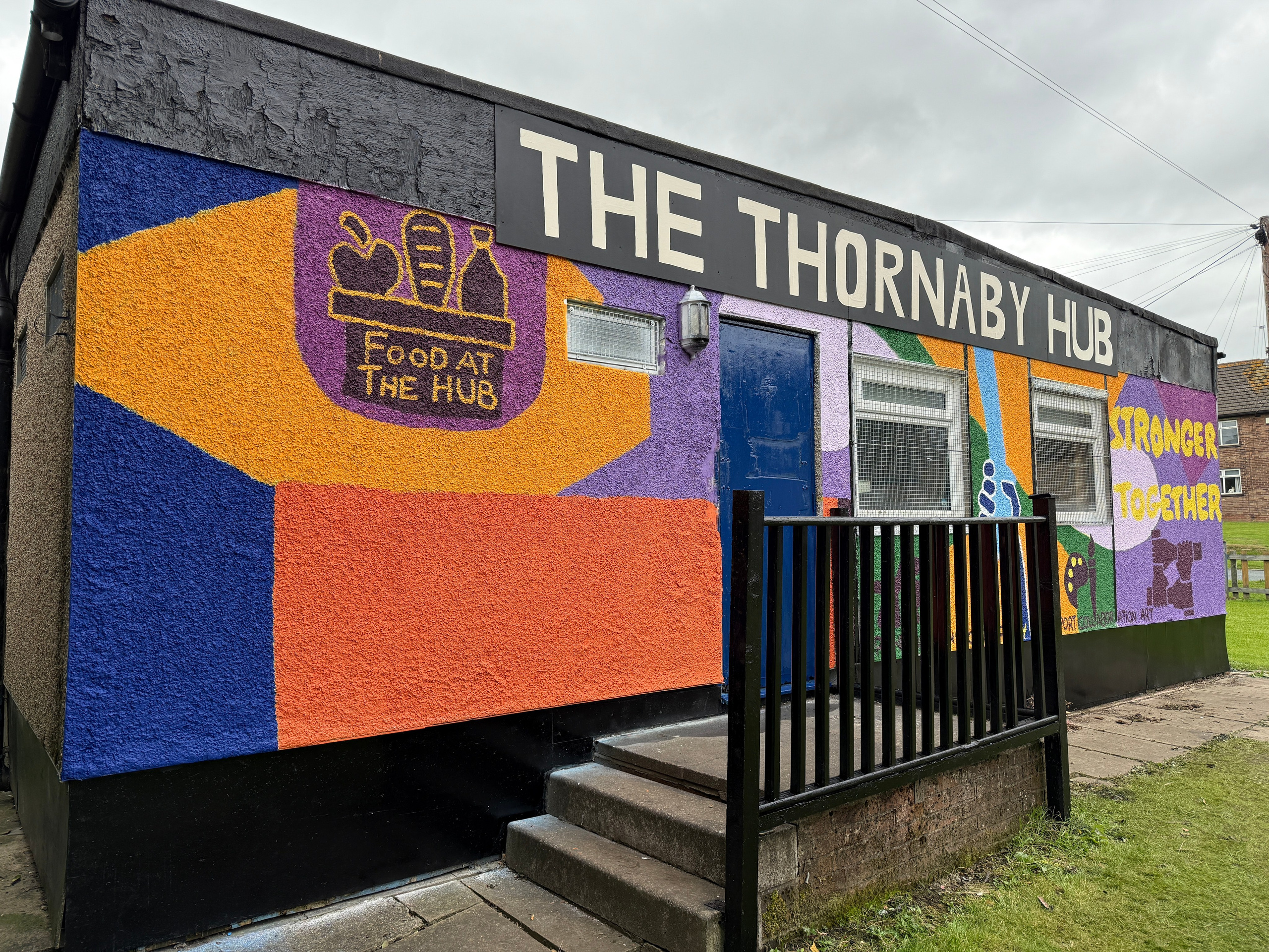 Clayton Community Hub Mural. Professional Portrait & Event Photographer in West Yorkshire, travels across UK