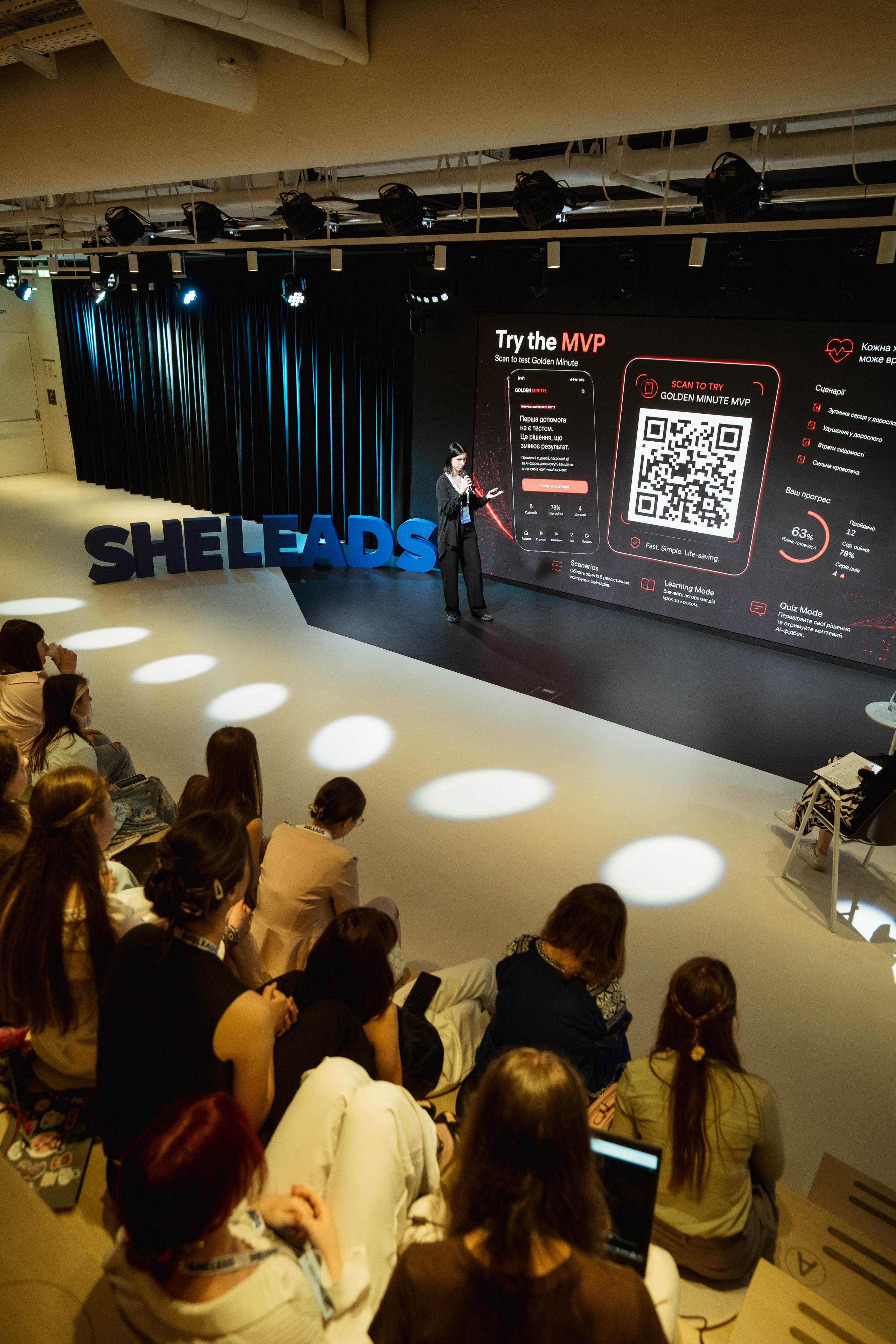 Sheleads Demo Day. Kostiantyn Holinchenko. Reportage and portrait photographer
