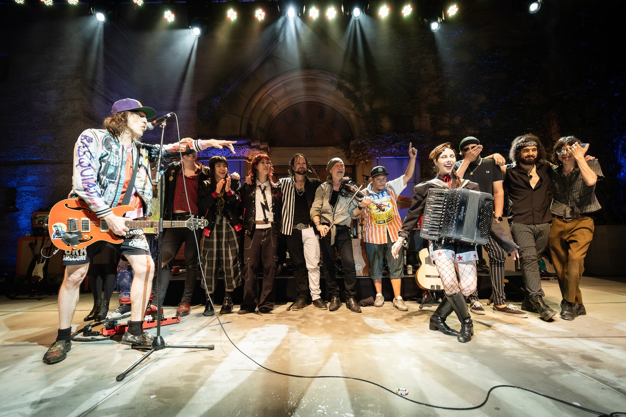 GOGOL BORDELLO / SARATOGA / CA. Reportage concert portrait photography in the San Francisco Bay Area