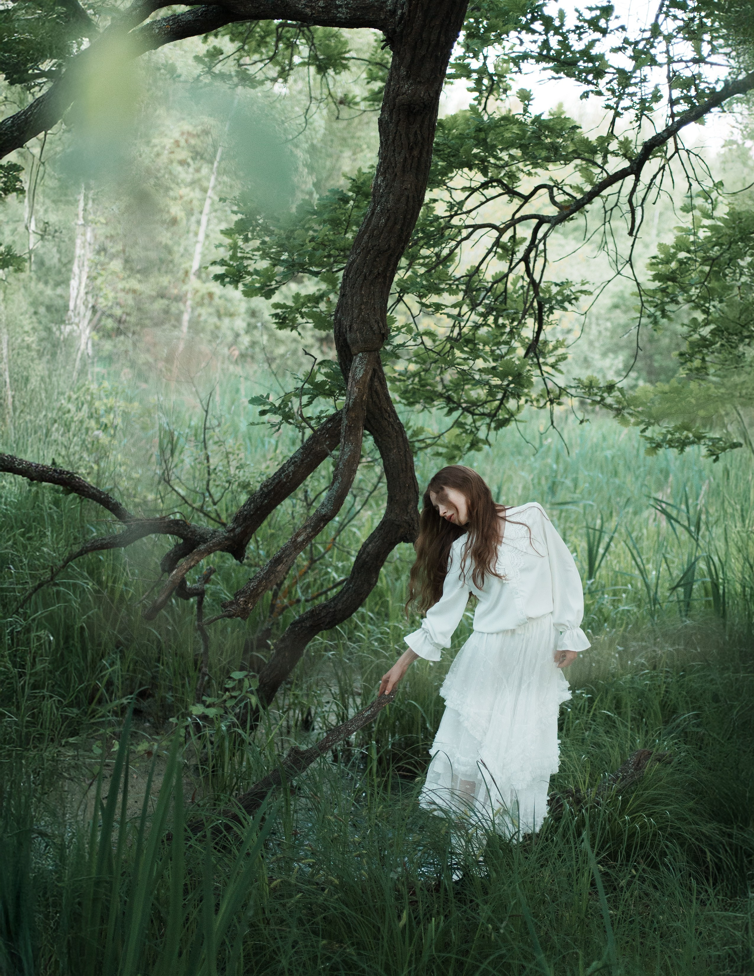 Forest. Alisha Geva женский портретный фотограф в Дубае