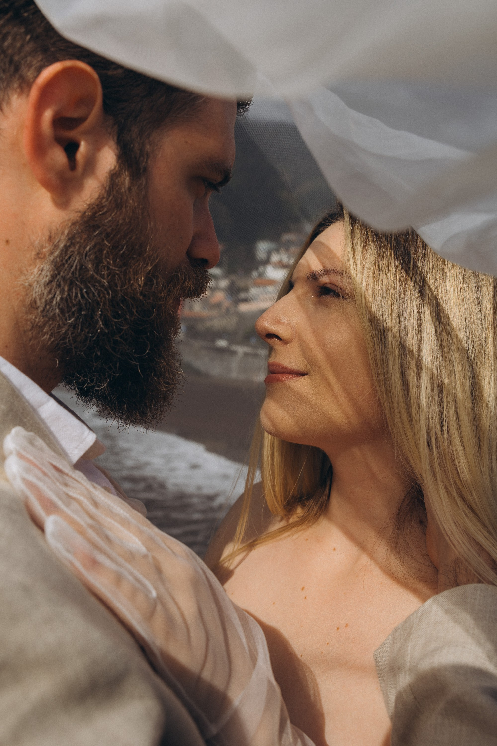 After Wedding Photoshoot at Seixal Beach, Madeira | Romantic Couple Session