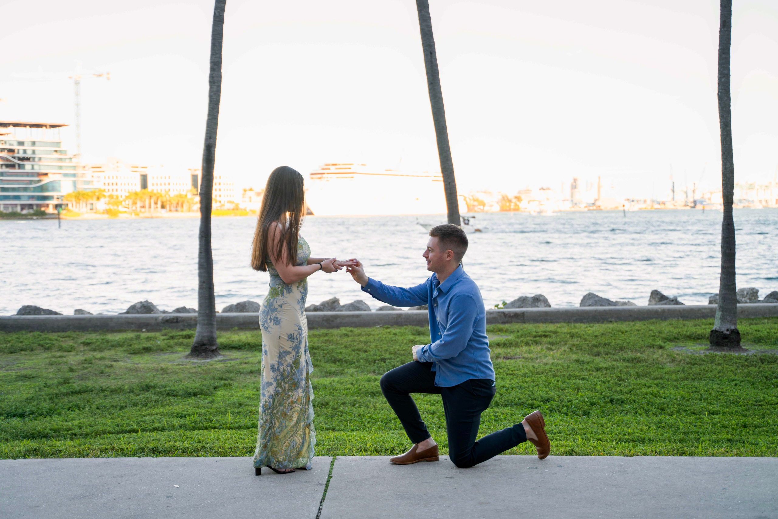 Nate and Laura | Miami Bayfront Park. Stefanovich Photography | Miami, FL