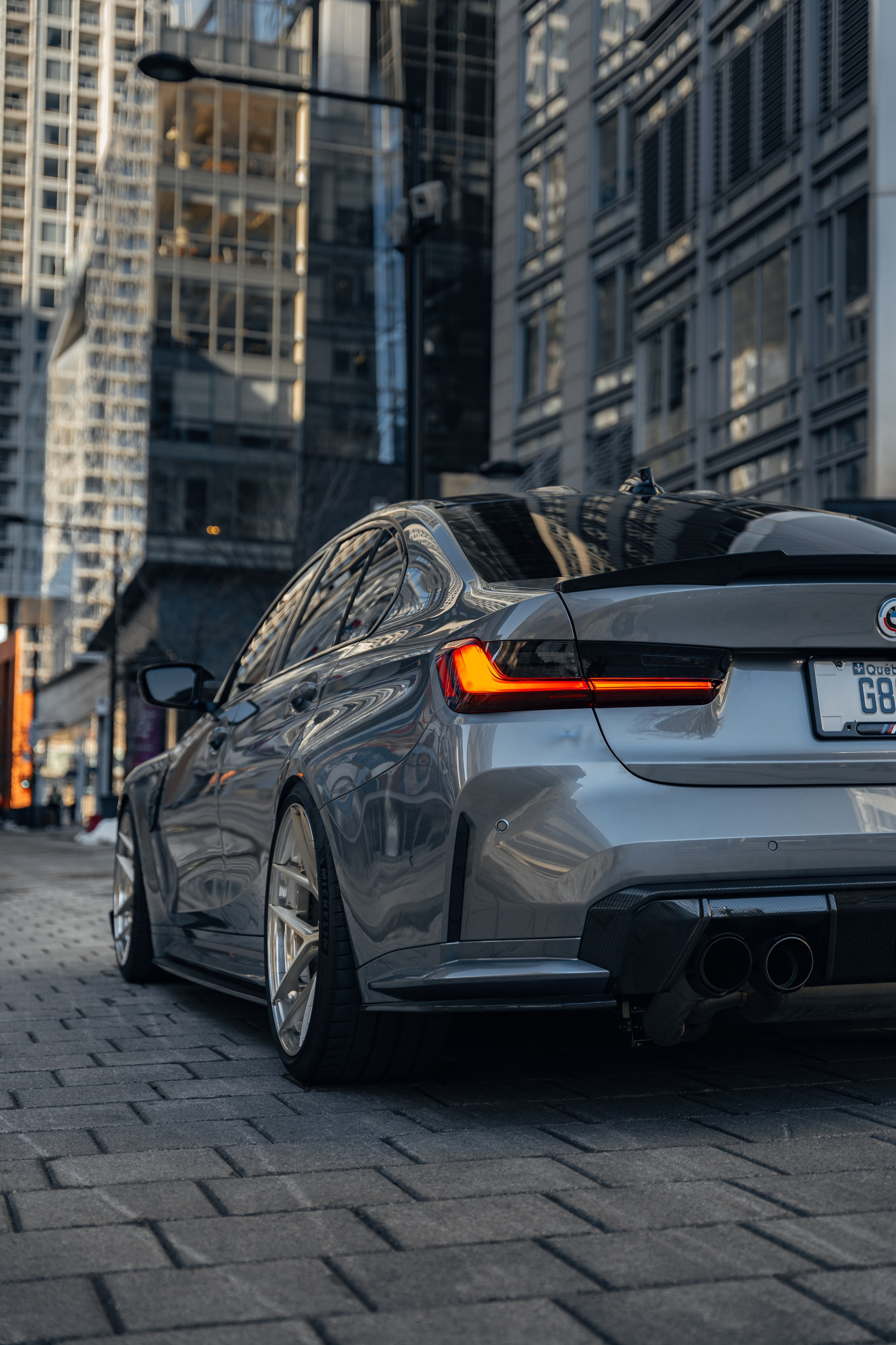 BMW M3 G80 Downtown Montreal. Photographer in Paris — Vitalii Motruk
