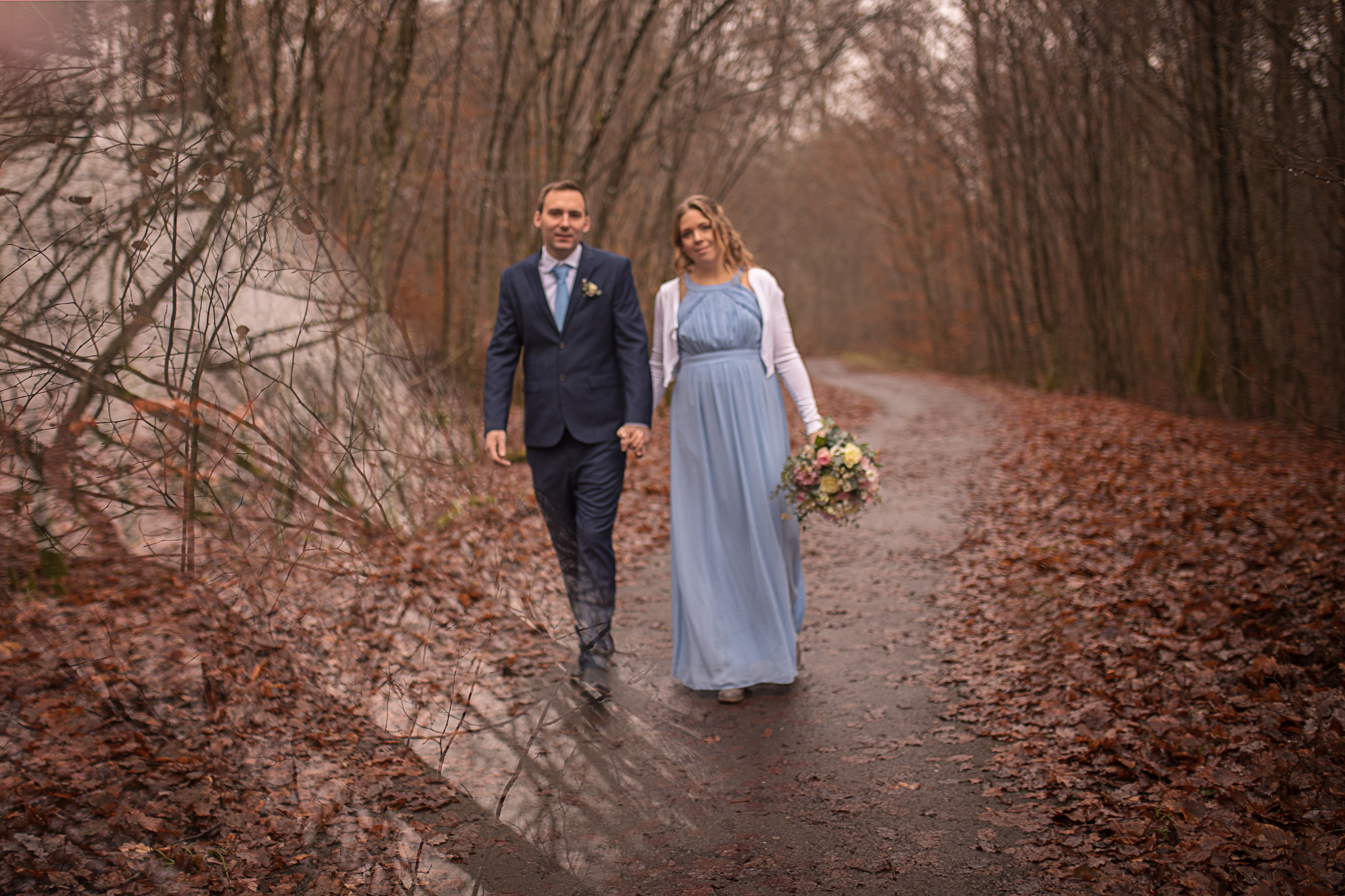 Hochzeit im Winter / Angela & Florian. Fotograf für Hochzeits- und Familienfotos in Buchen (Odenwald) Mosbach