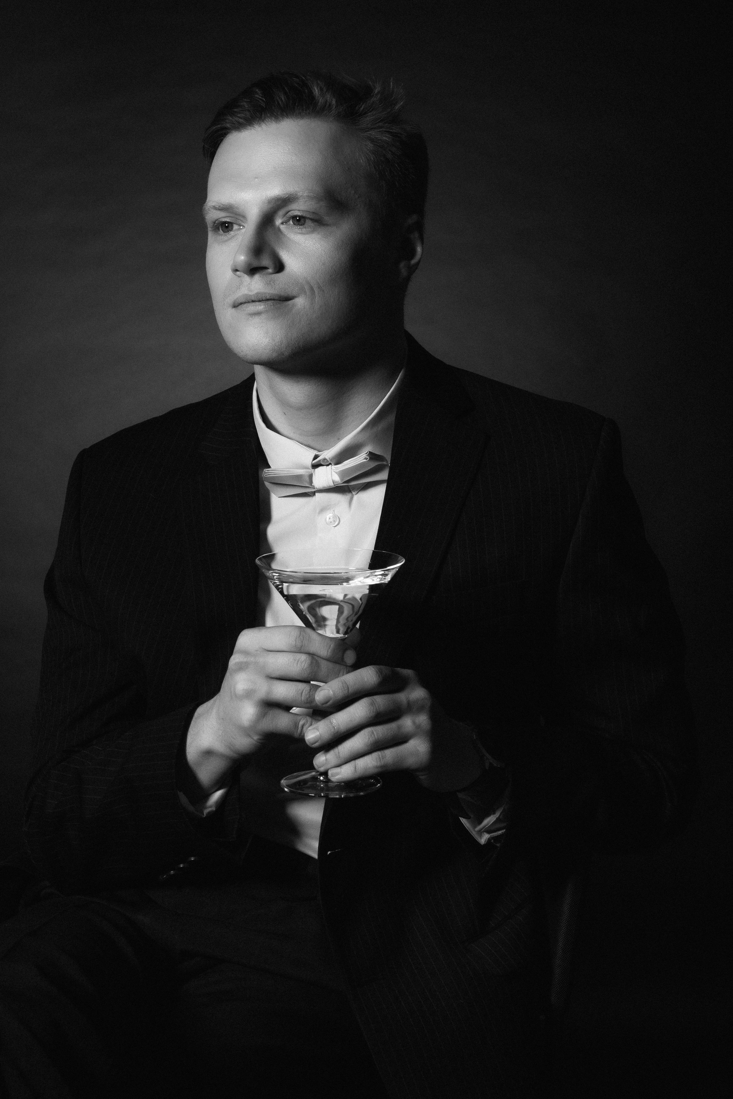 Photoshoot for stand up artist Chris Falman «The Golden Age of Hollywood». Kseny Kolesnik Photography