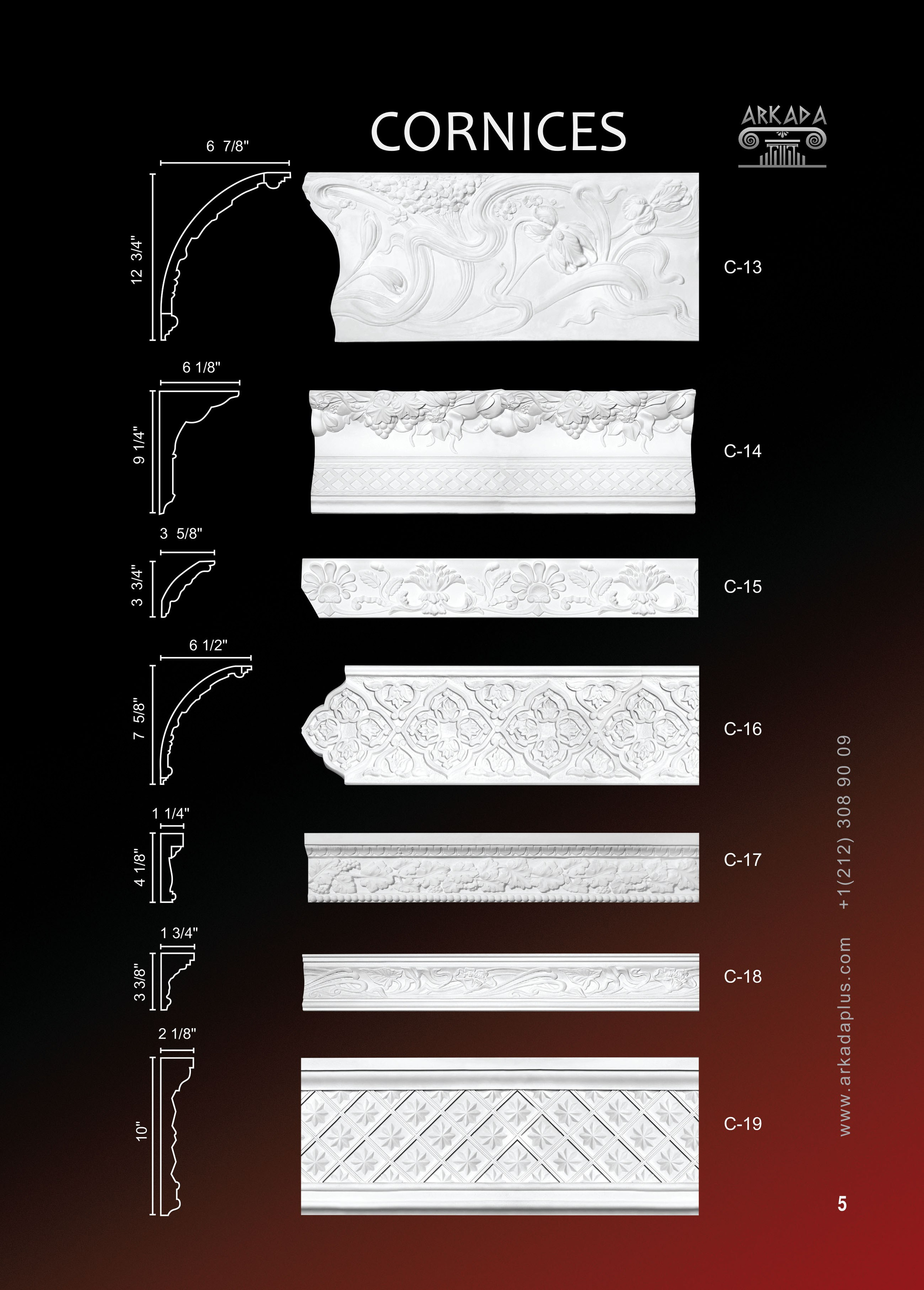 Crown Molding. Plaster molding