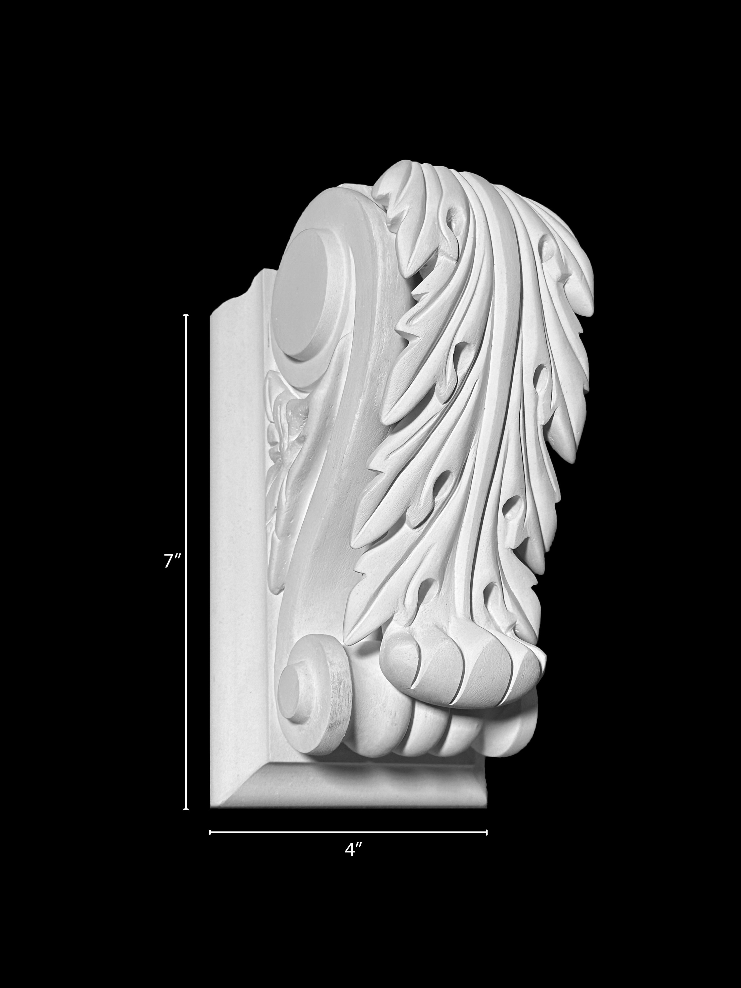 Corbels. Plaster molding