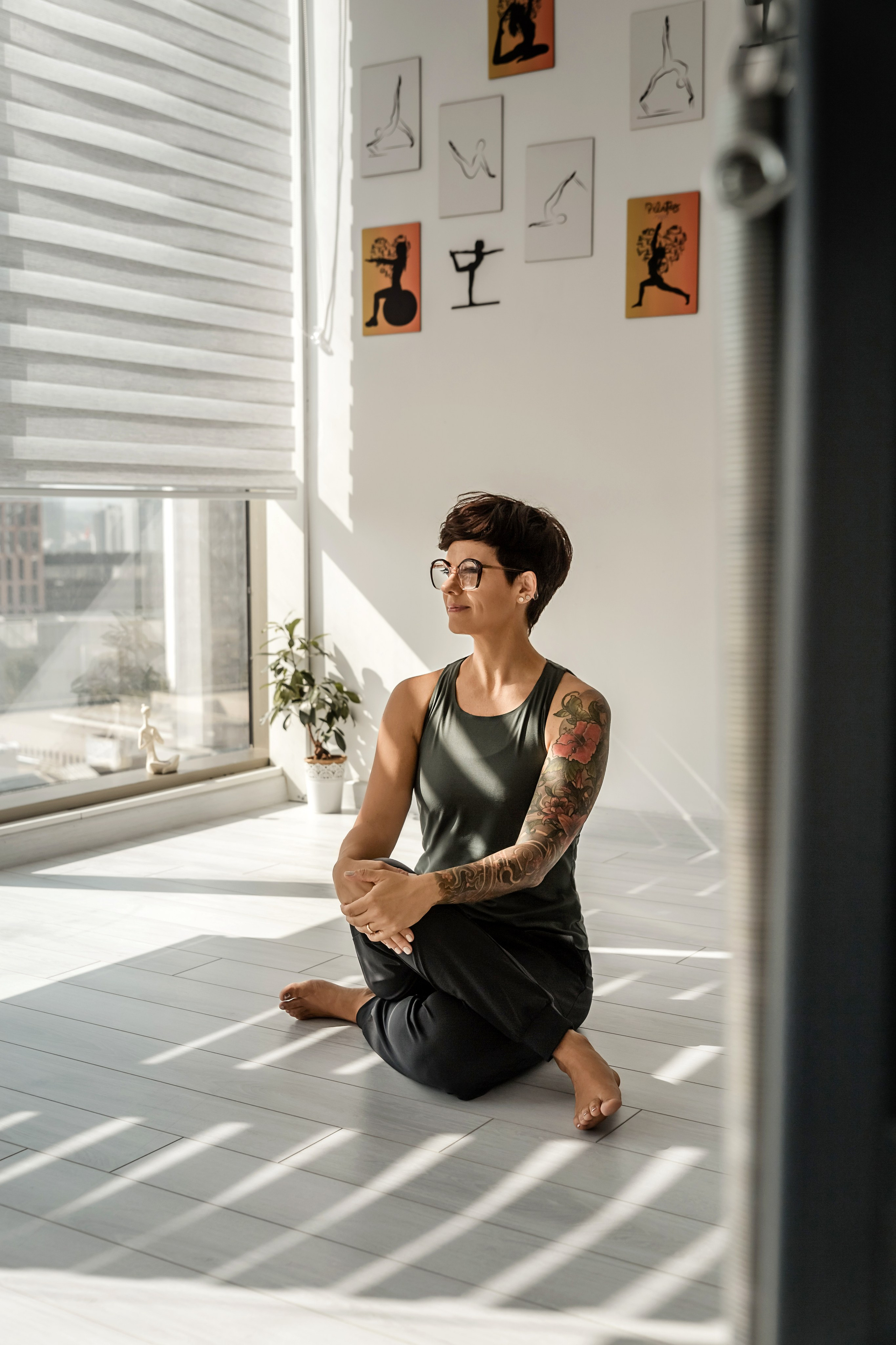 Photo session for a Pilates trainer