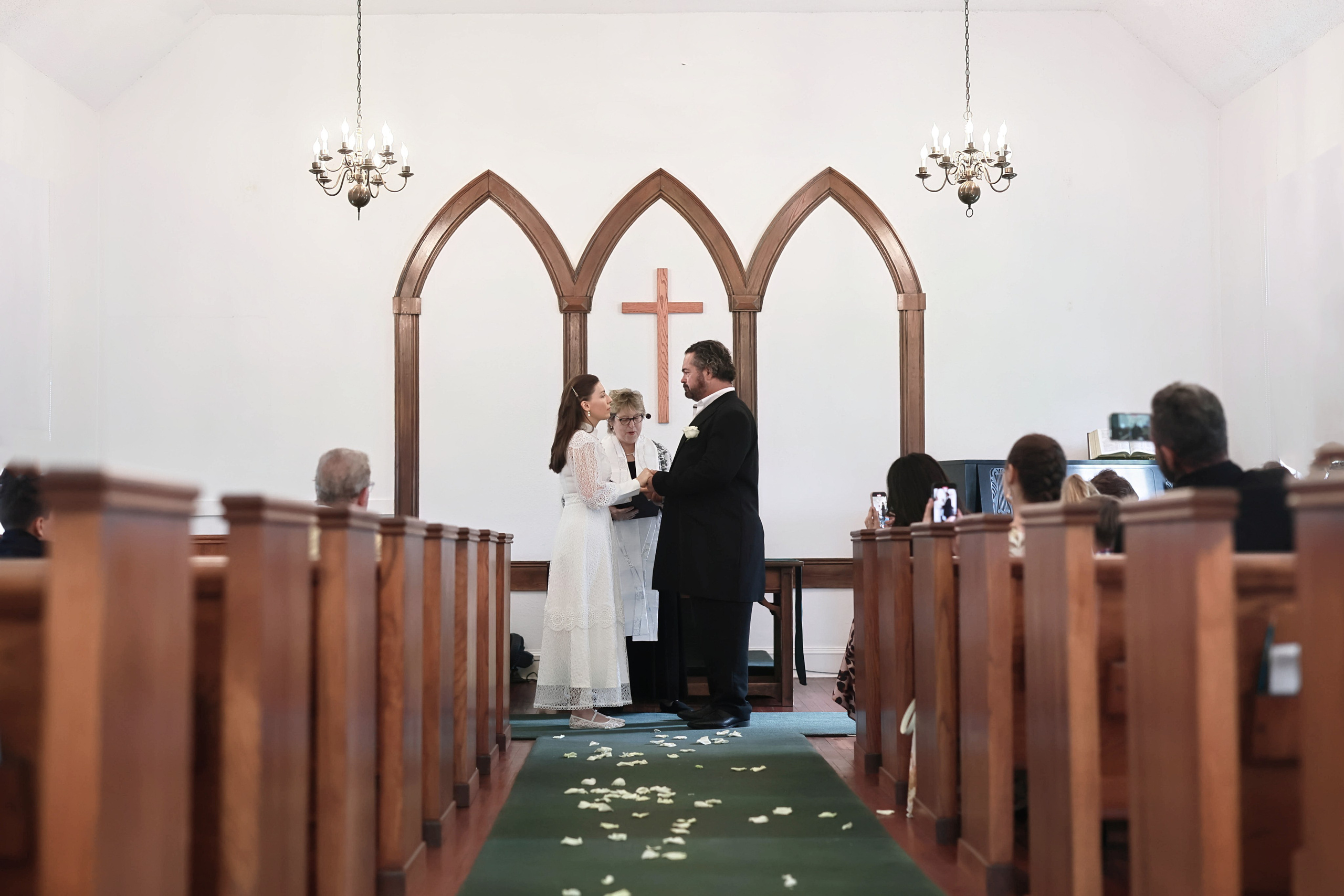 Intimate Church Wedding in Sarasota, Florida. Wedding and family photographer Olga Belianskaia