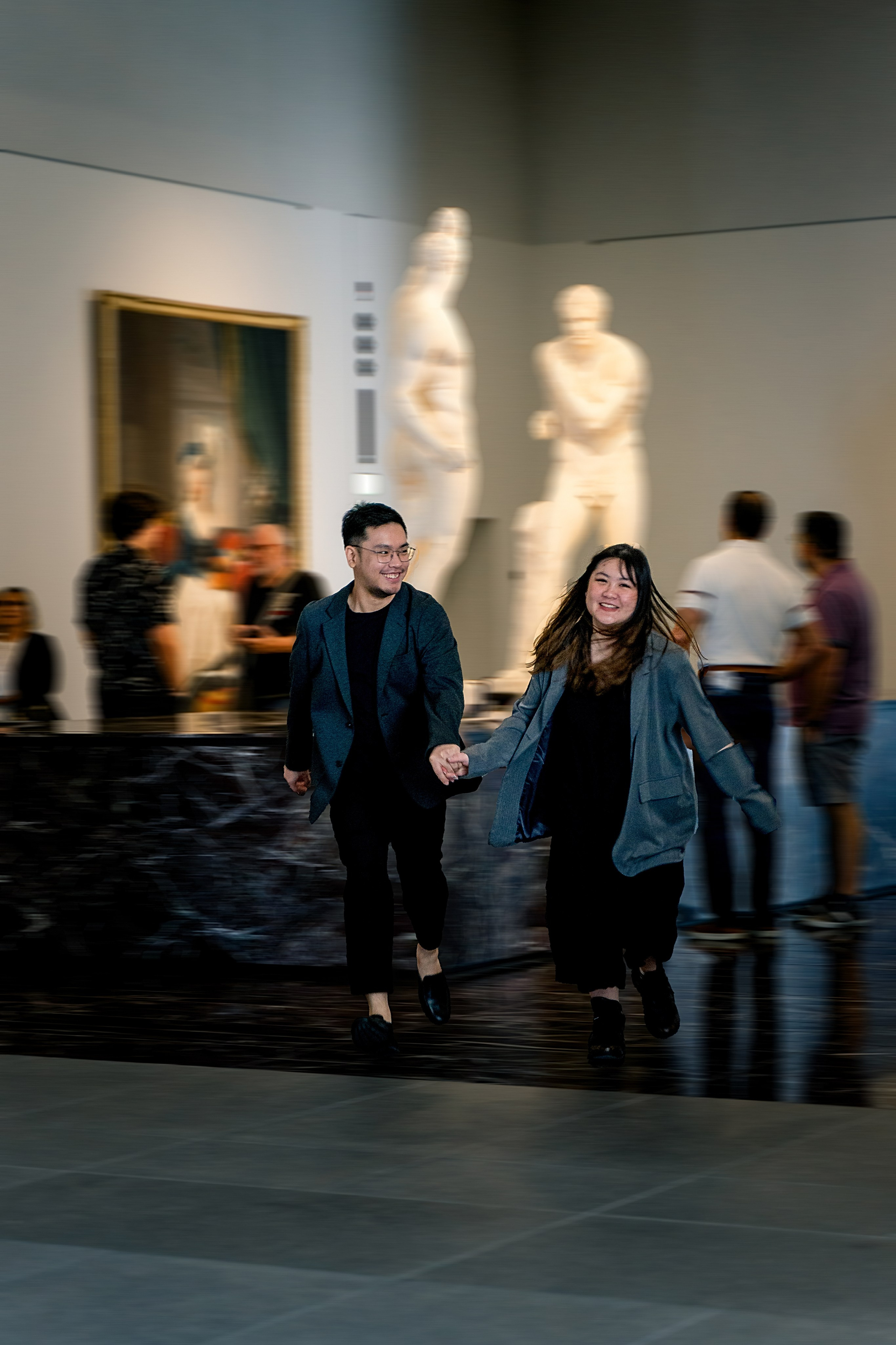 Love story Louvre Abu Dhabi. Фотограф в Абу Даби Марина