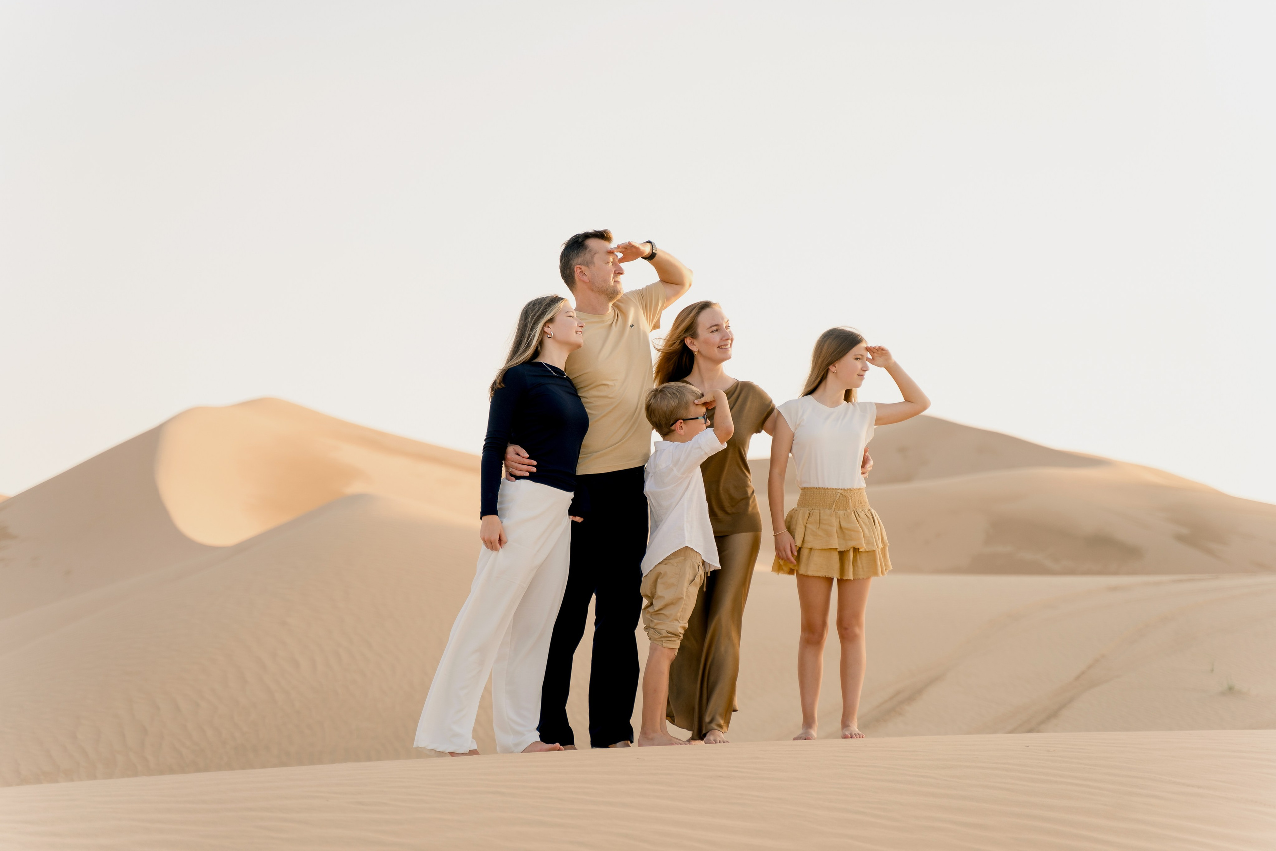 Семейная фотосессия в Пустыне. Фотограф в Абу Даби Марина