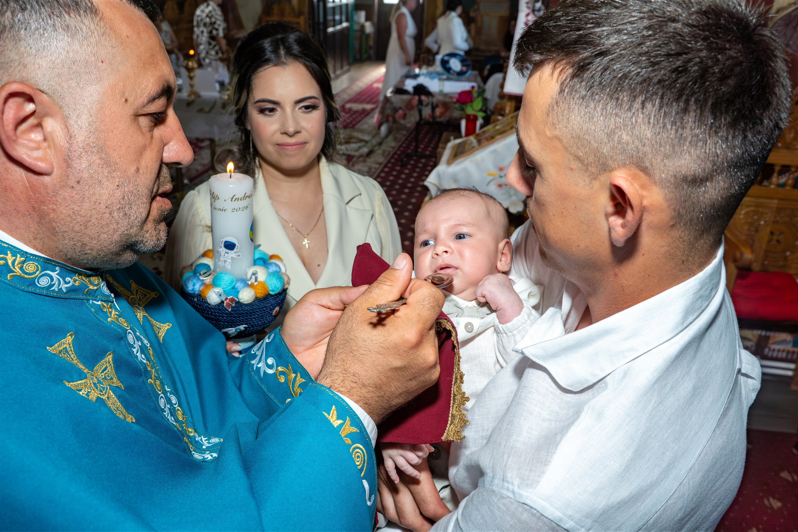 Botez Filip Andrei. Adelinne — fotograf profesionist în Constanța pentru familii, bebeluși și evenimente