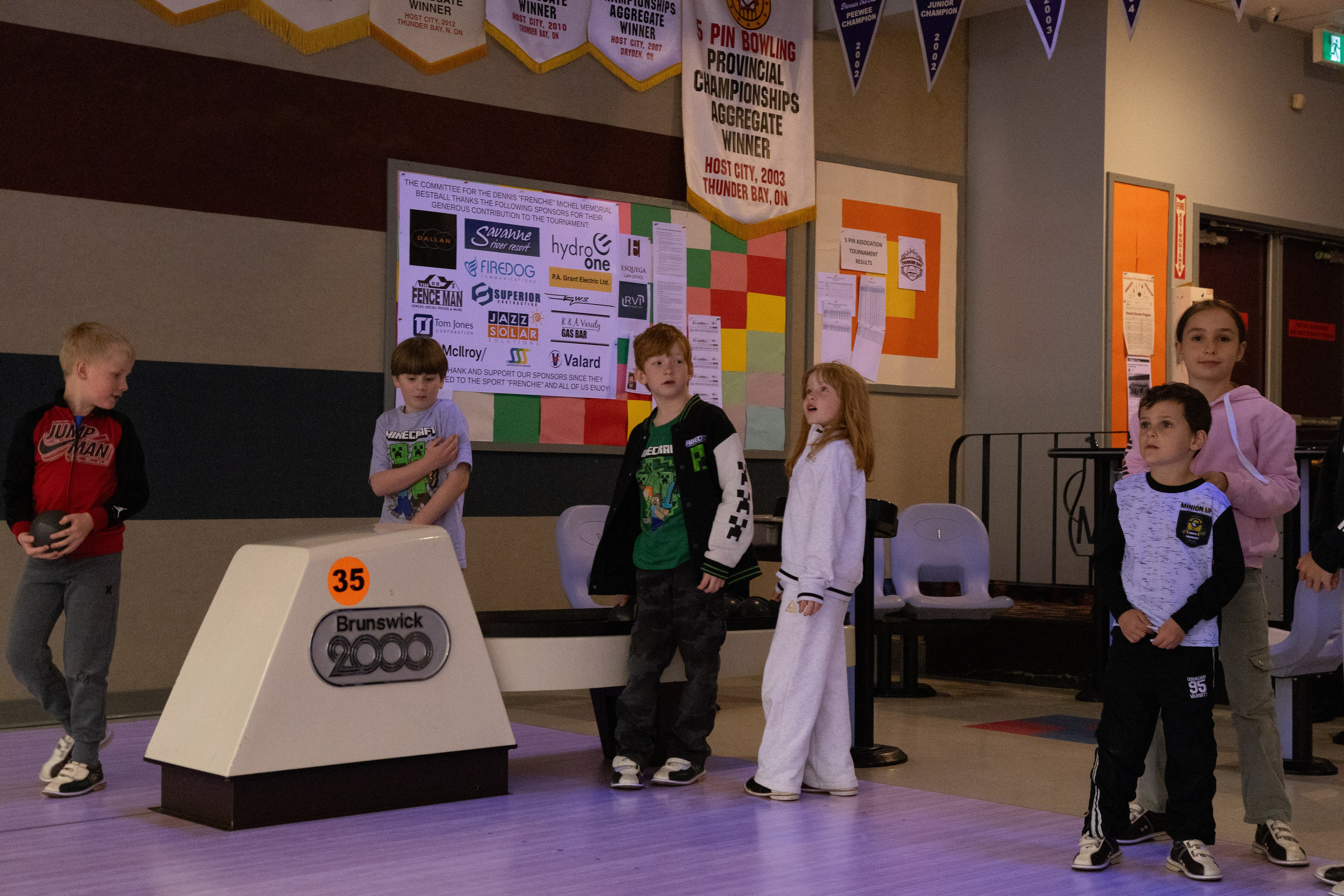 Alex LaCasse’s 8th Birthday at Mario’s Bowl 2025. Toronto Portrait Photographer Lena Lac