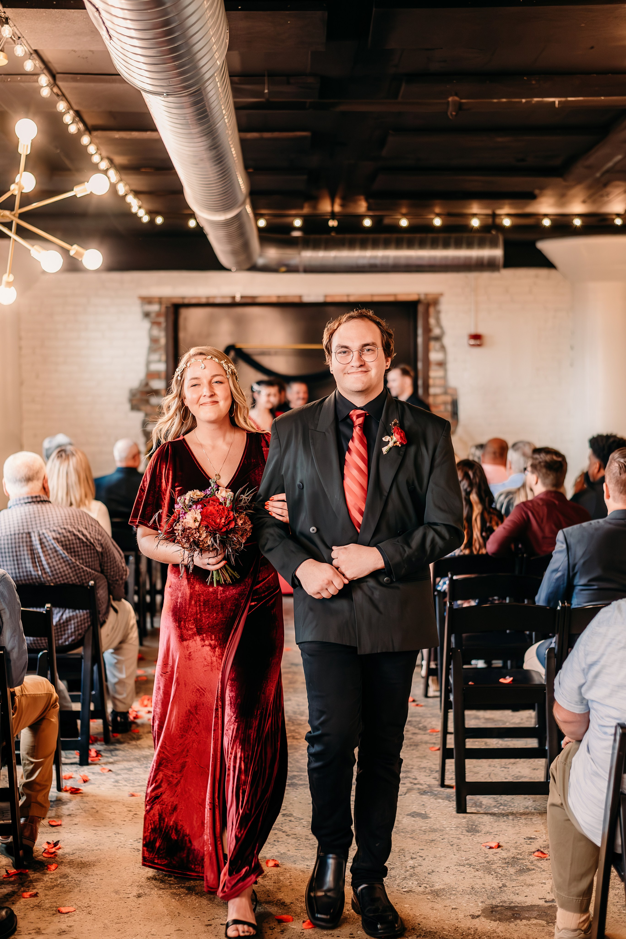 Bold & Dramatic Wedding at The Paper Mill on The Landing | Fort Wayne Wedding Photographer. Alexandria Danielle Photography | Fort Wayne & Indianapolis Wedding Photographer