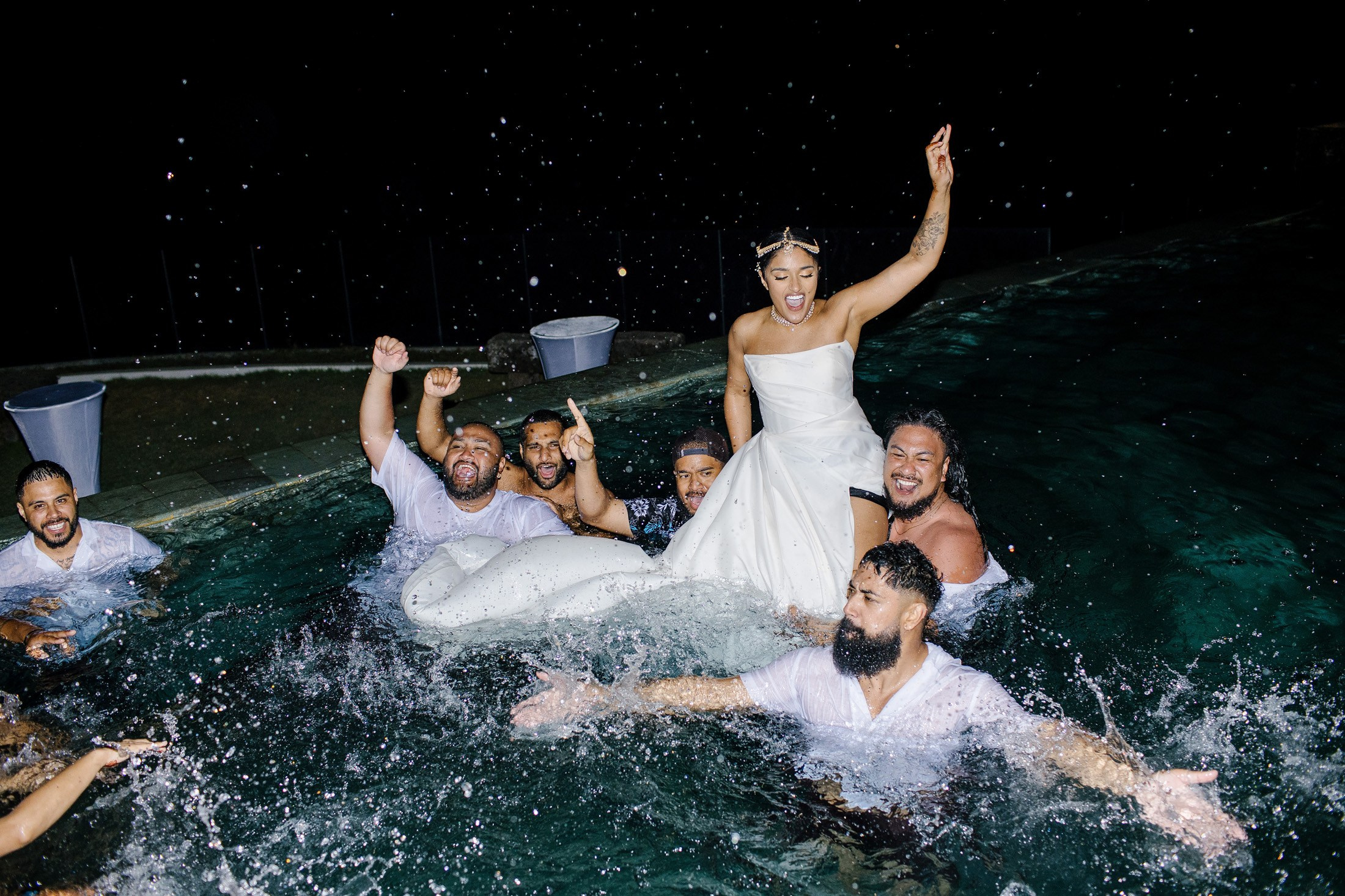 Big funny wedding with guests in paradise Bali island. Get.it.feel — Aesthetic Photography and Videography