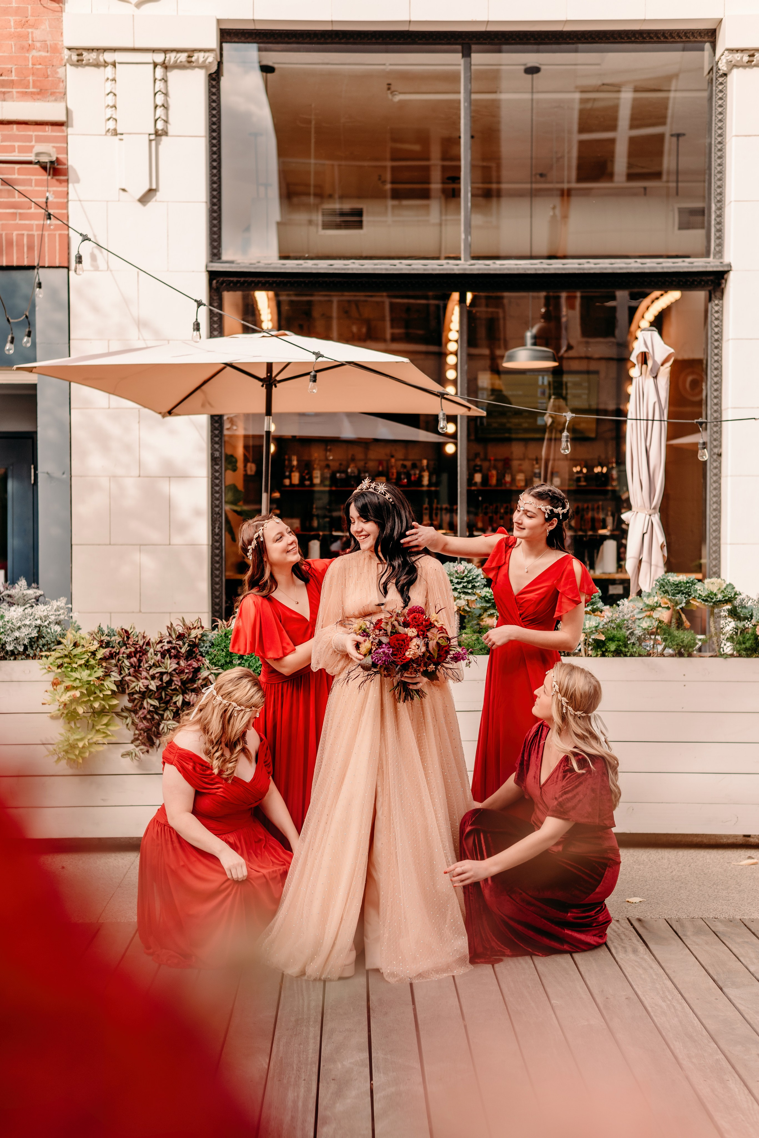 Bold & Dramatic Wedding at The Paper Mill on The Landing | Fort Wayne Wedding Photographer. Alexandria Danielle Photography | Fort Wayne & Indianapolis Wedding Photographer
