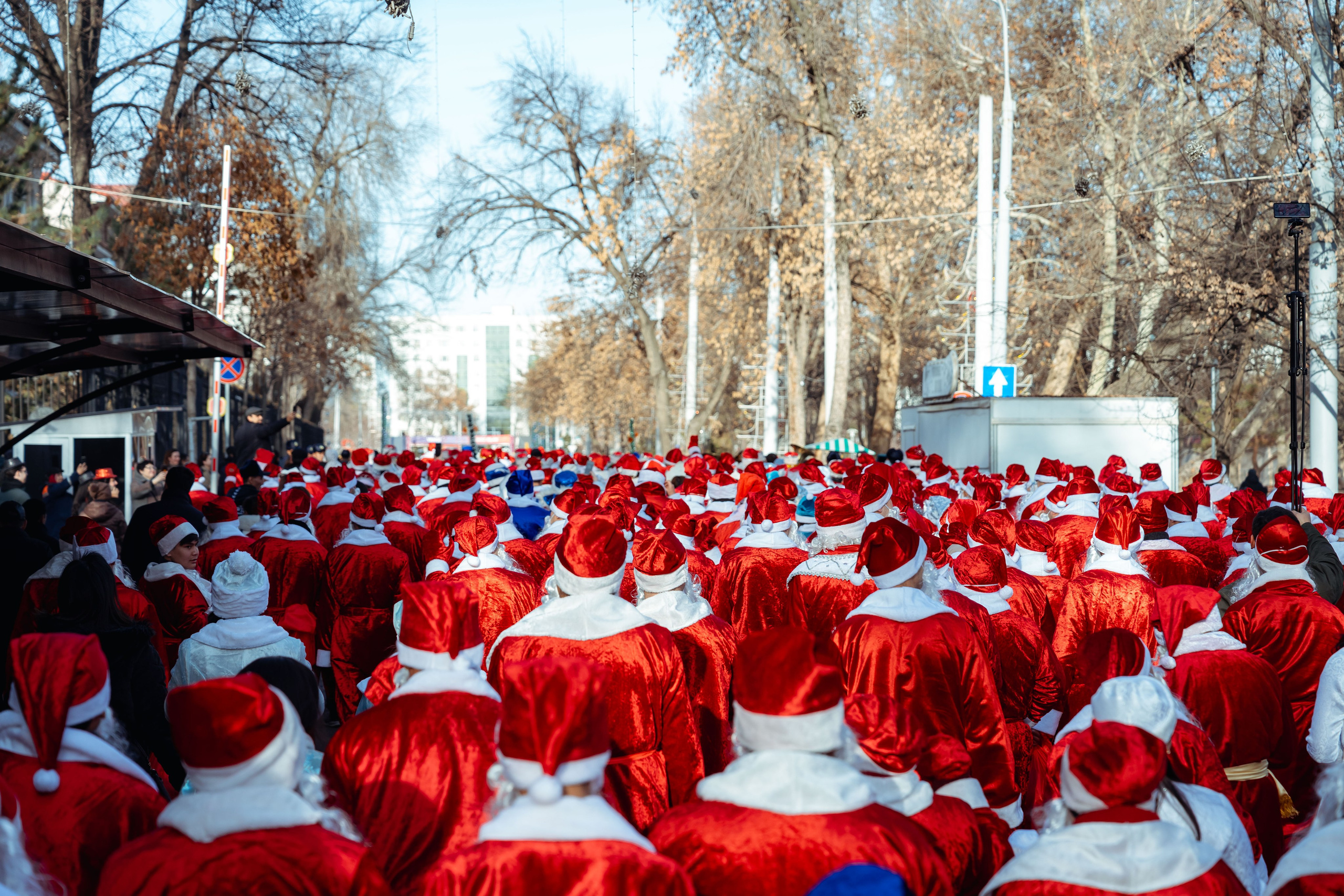 Парад Дедов Морозов. Георгий Намазов | Фотограф в Ташкенте