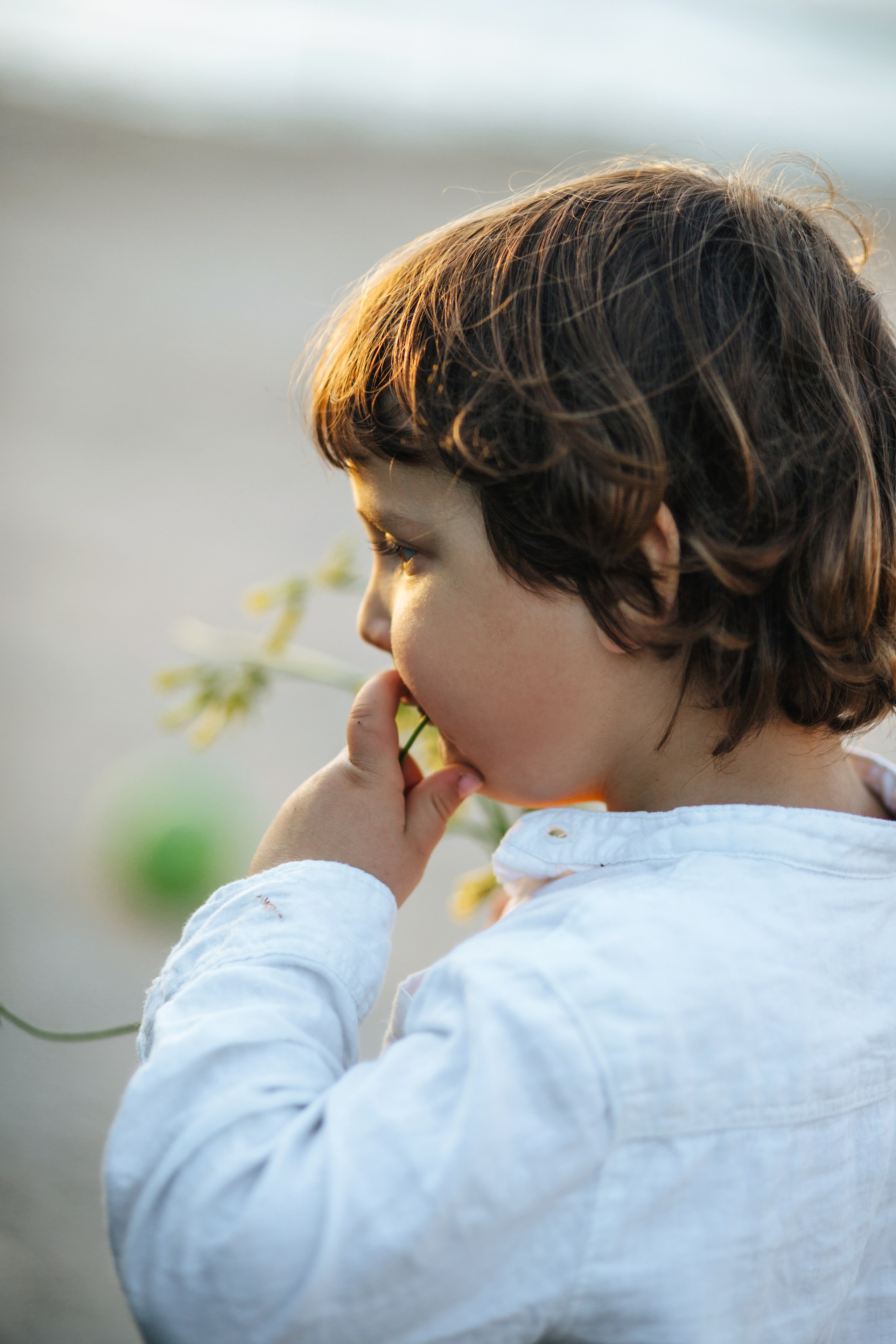 Family walk at Tel Shikmona. Family photographer in Israel