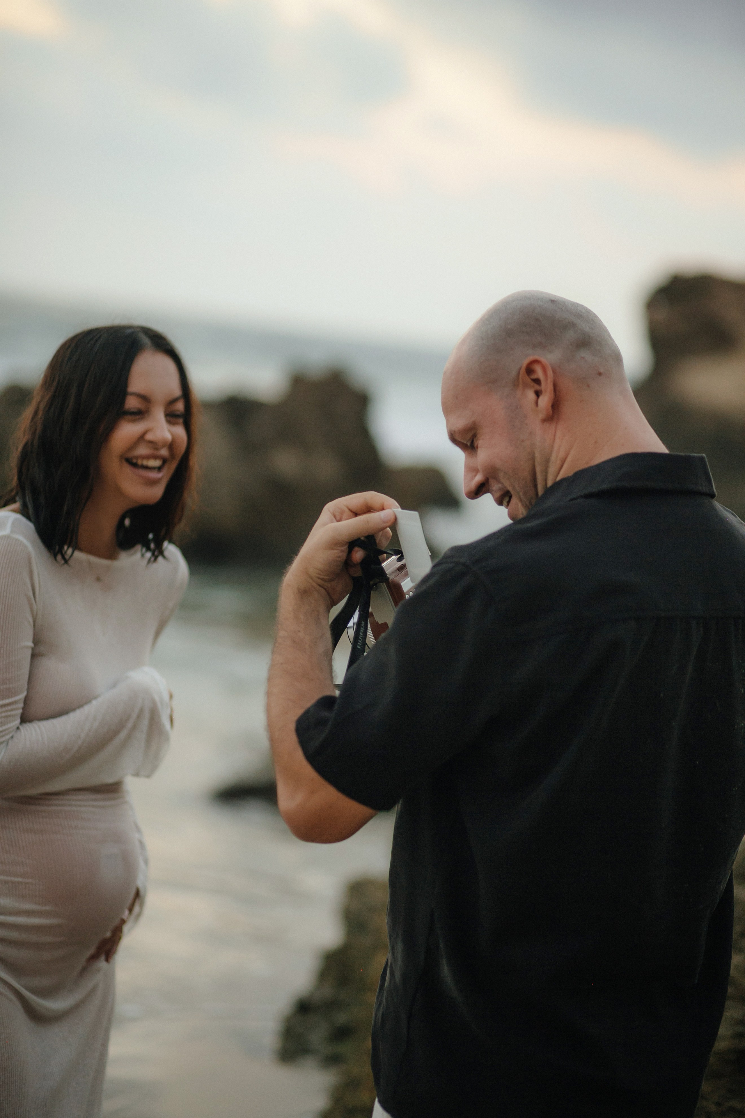 Katya & Fil Givat Olga. Family photographer in Israel