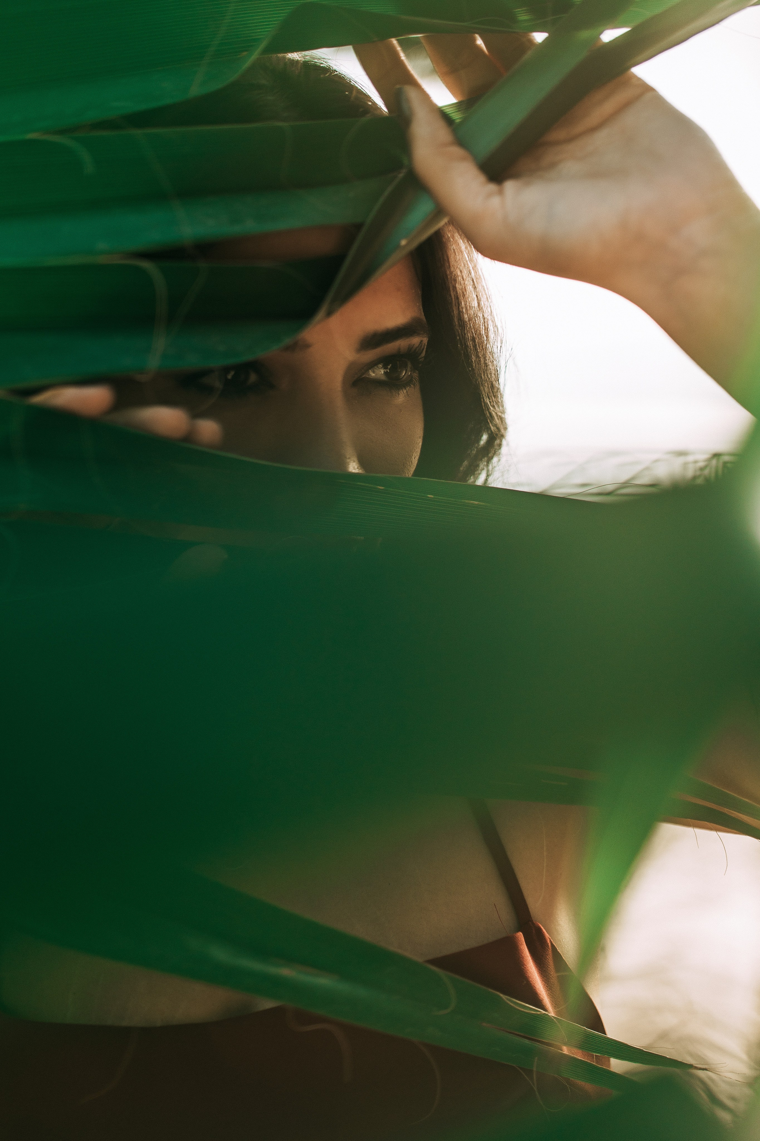 Портрет в банановых листьях