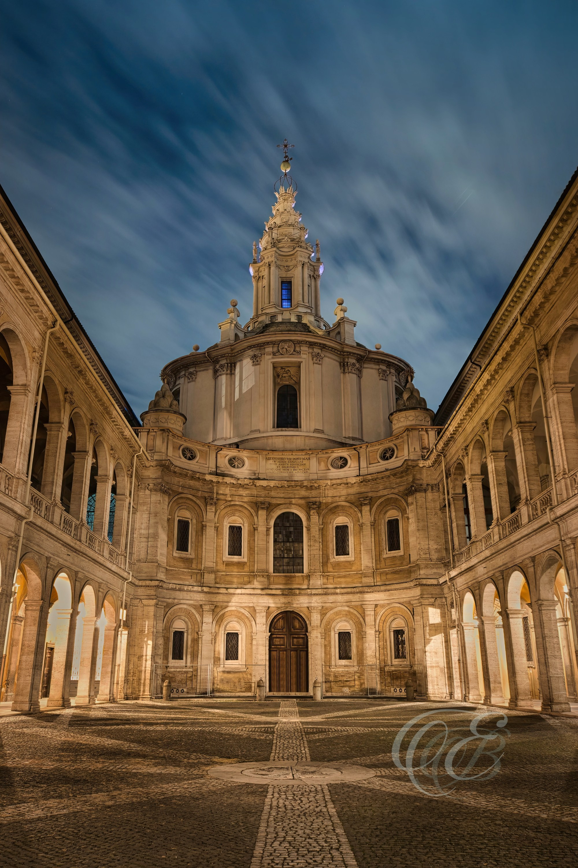  Rome Italy - Church of Saint Ivo at La Sapienza - II - Eduardo Bartoli Fine Art Photography - Church of Saint Ivo at La Sapienza in Rome, Italy – fine art photography by Eduardo Bartoli.
