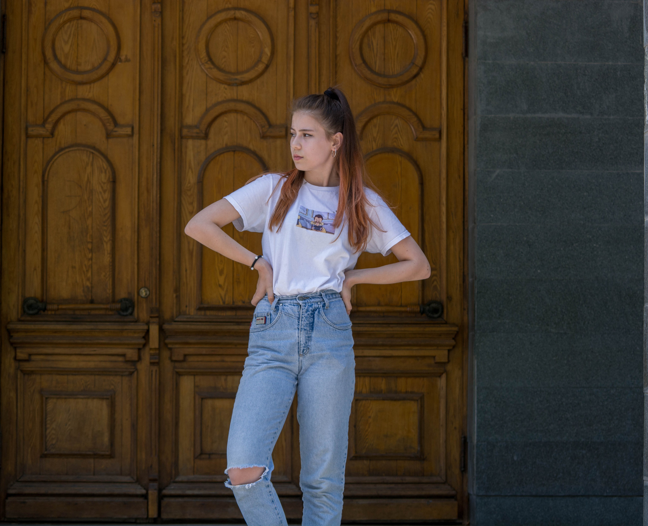 Street fashion janrında. Fotoqraf Vəli Məmmədov