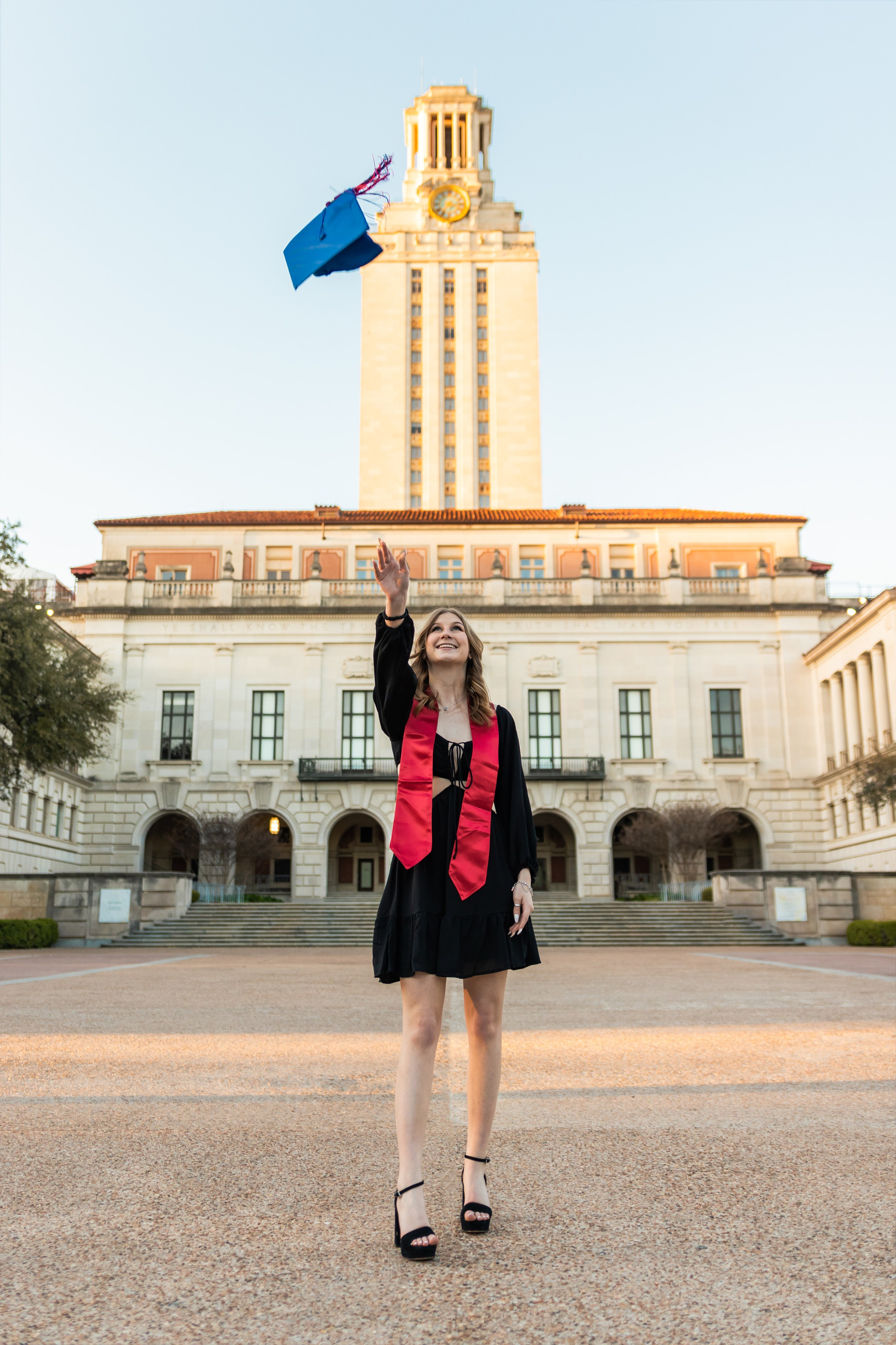 Raleigh’s graduation photoshoot at the Zilker Botanical Gardens
