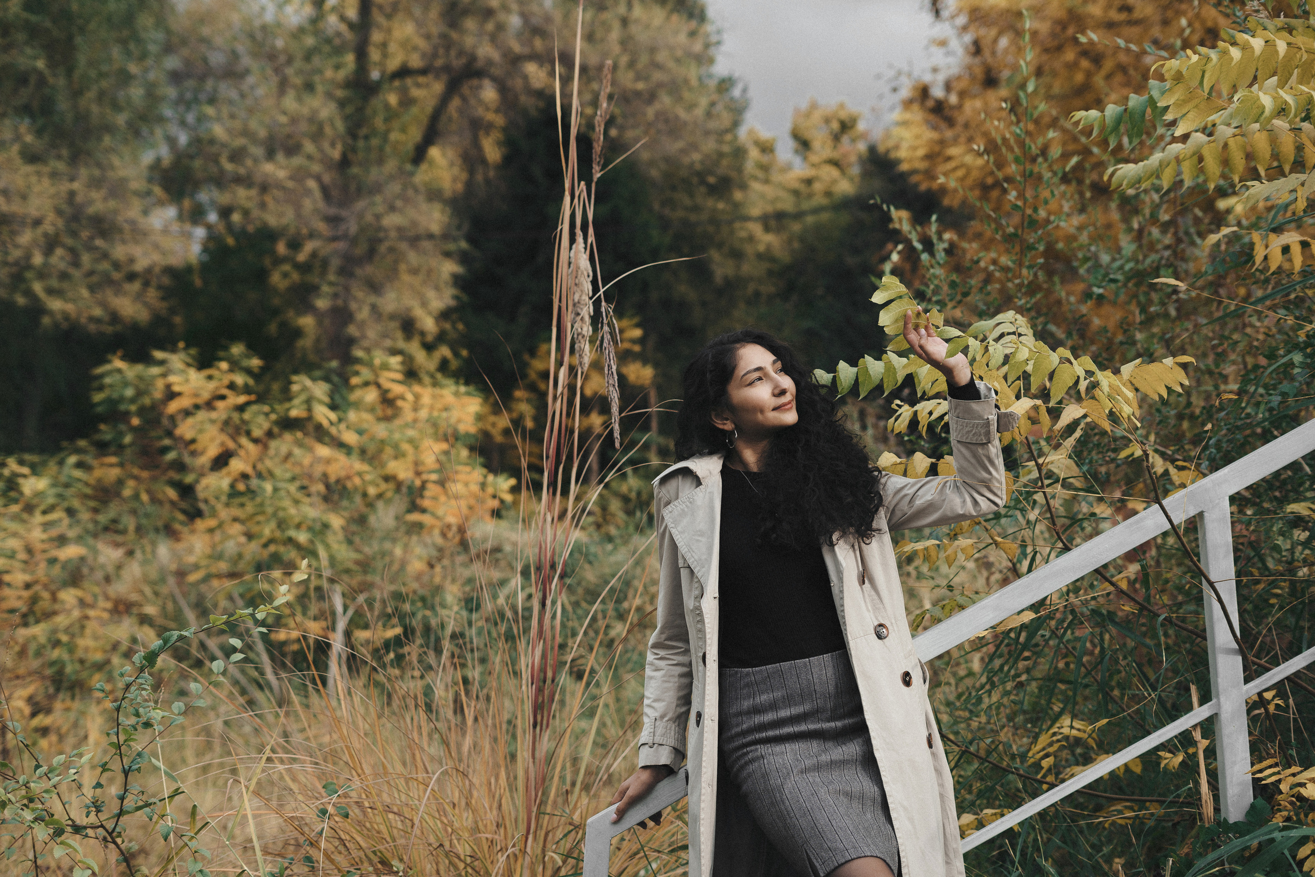 женский портрет в парке