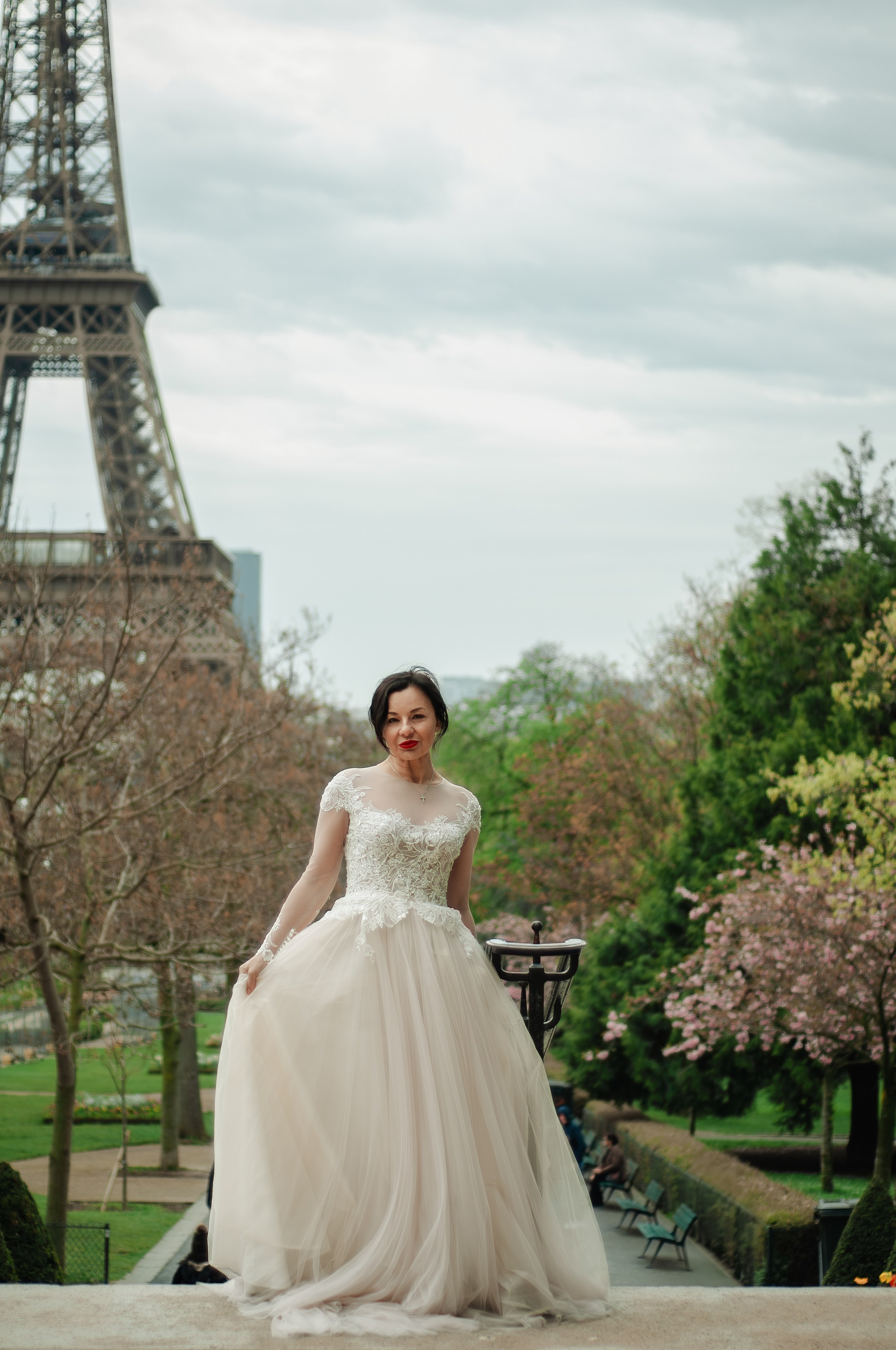Wedding anniversary photoshoot. Paris photographer — Polina Osipova
