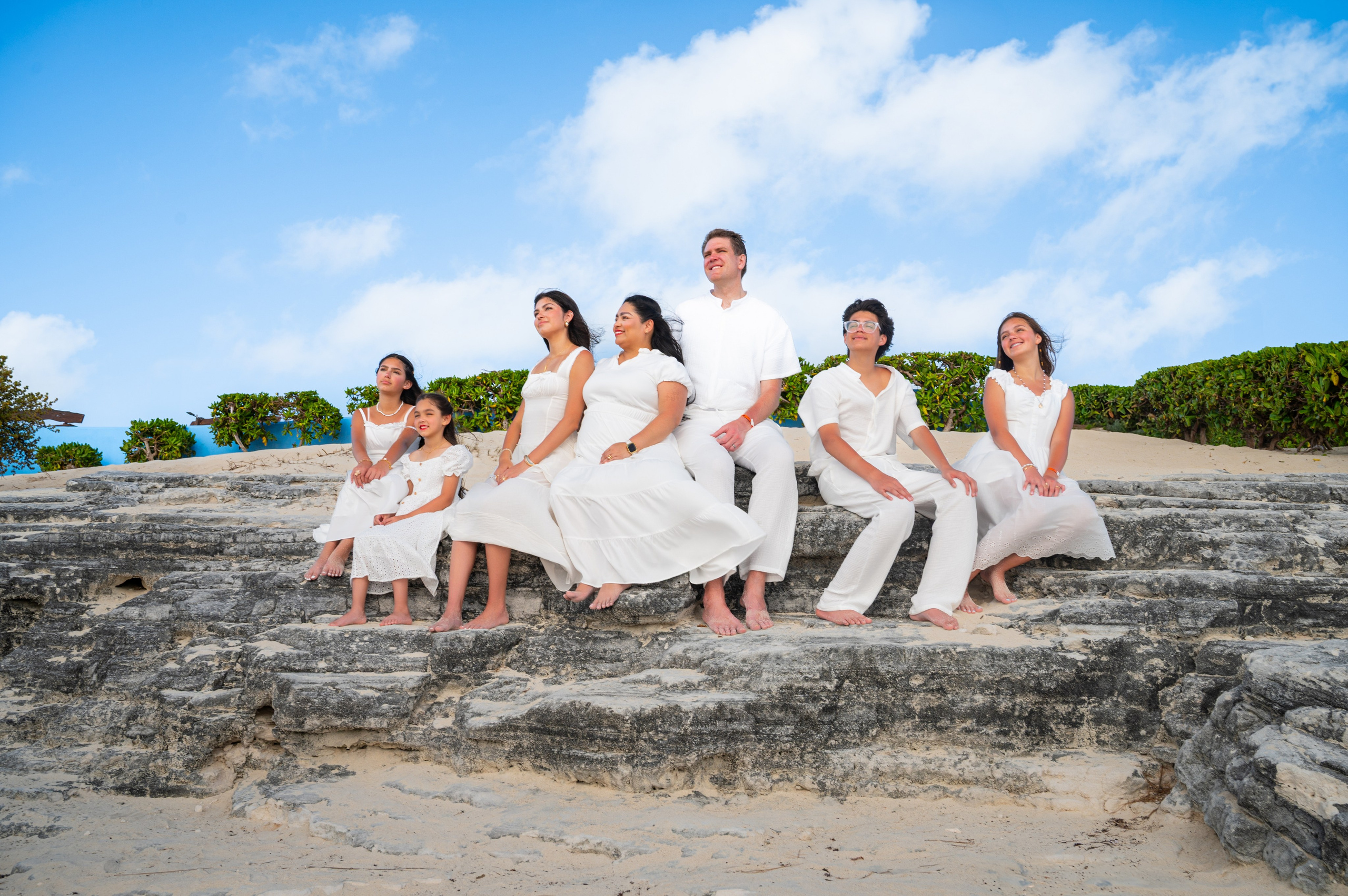 Big family photosession. PHOTOGRAPHER QUINTANA ROO