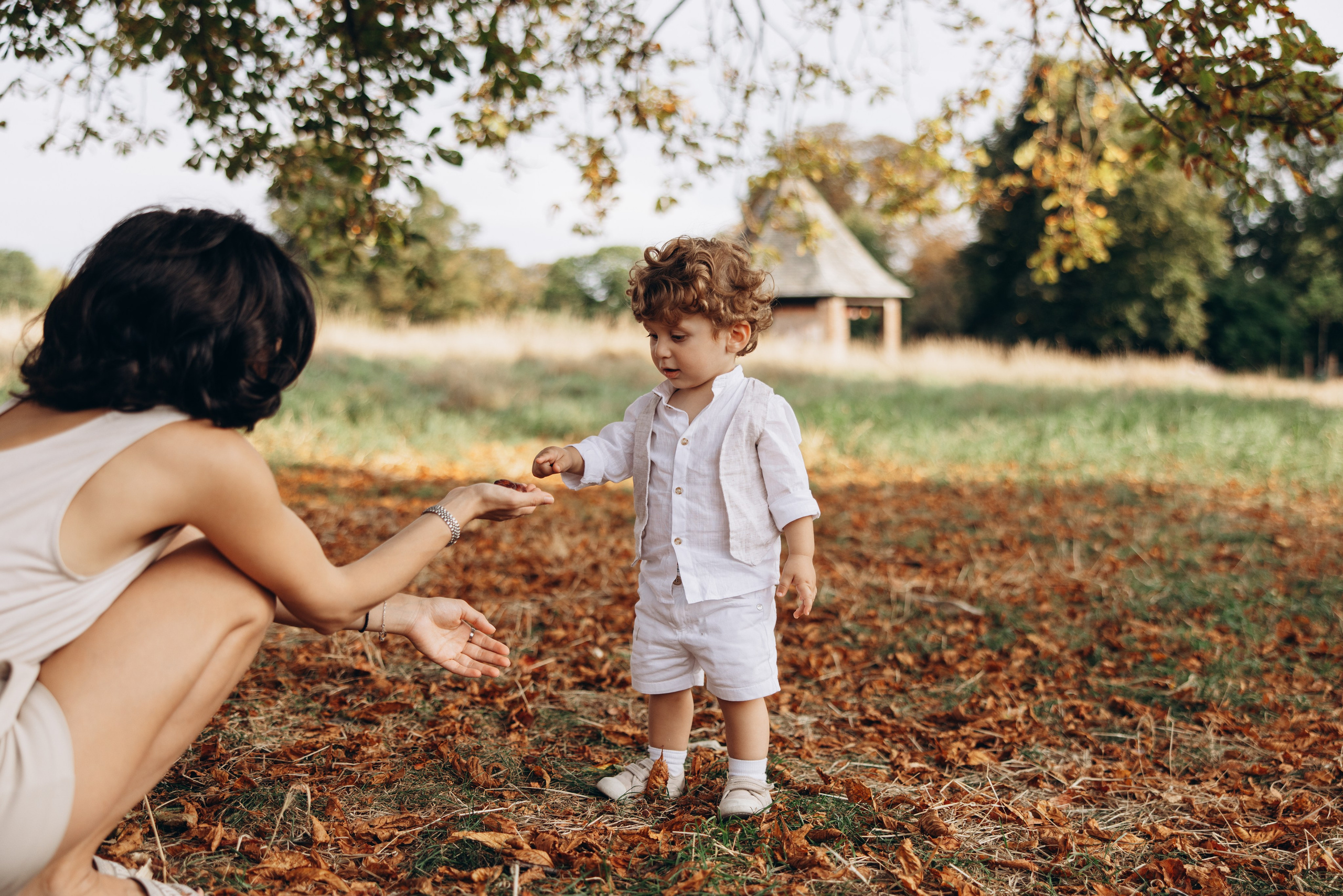Valerik with parents (Hyde park). Anastasia Klink, Photographer in London