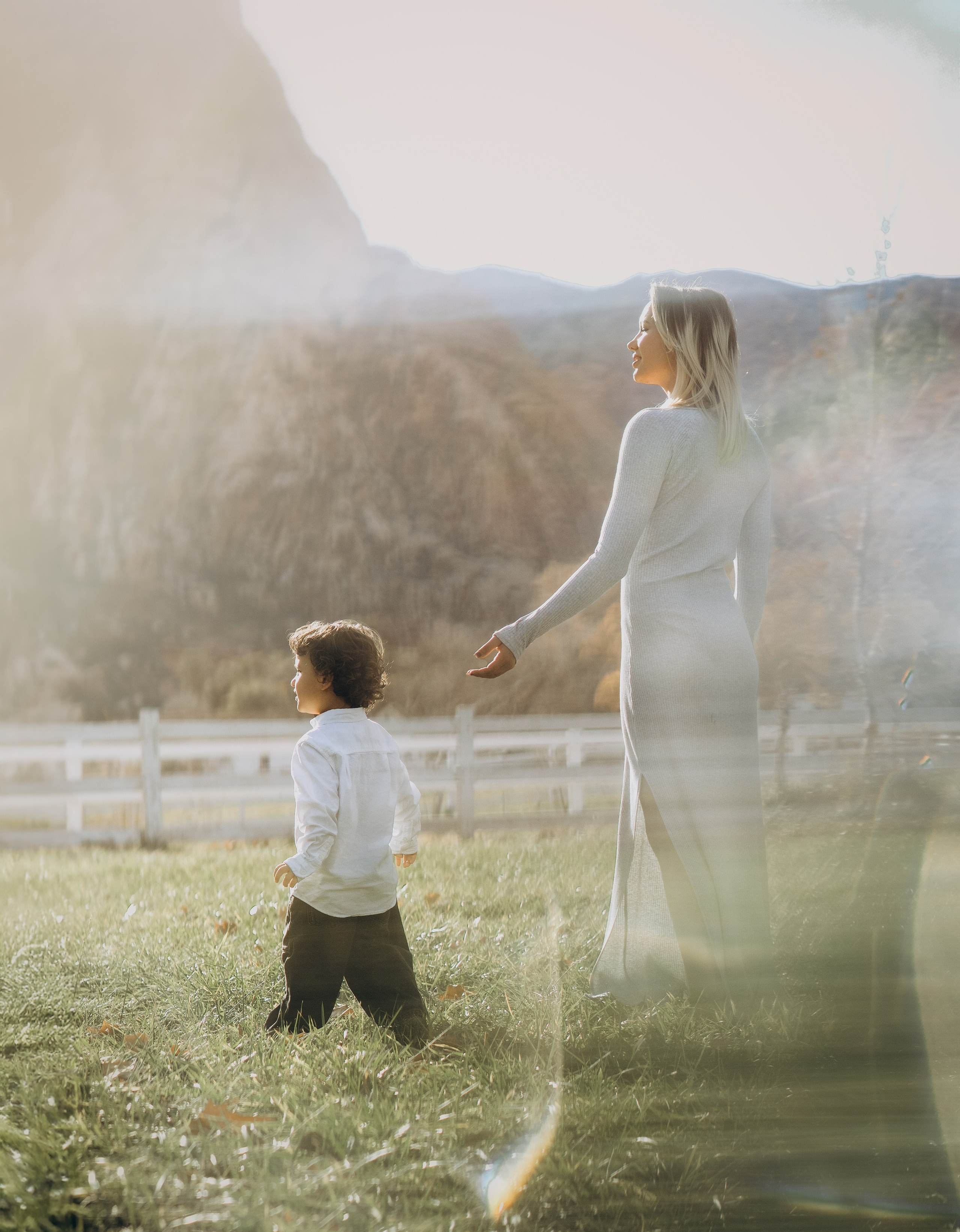 Family. Art photographer Miami